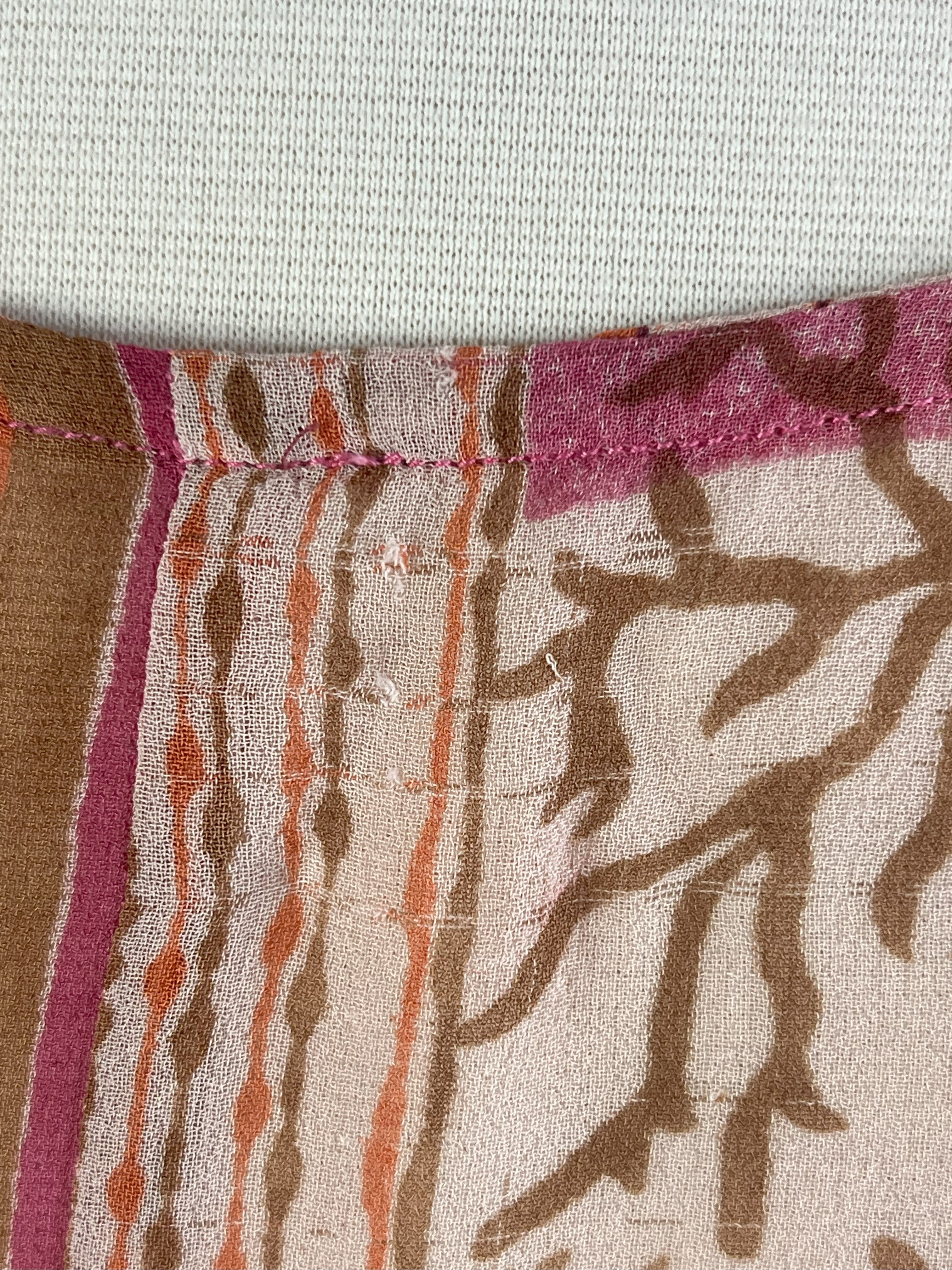 PRG7088 Sheer Wabi Sabi Pure Silk Waterfall Top