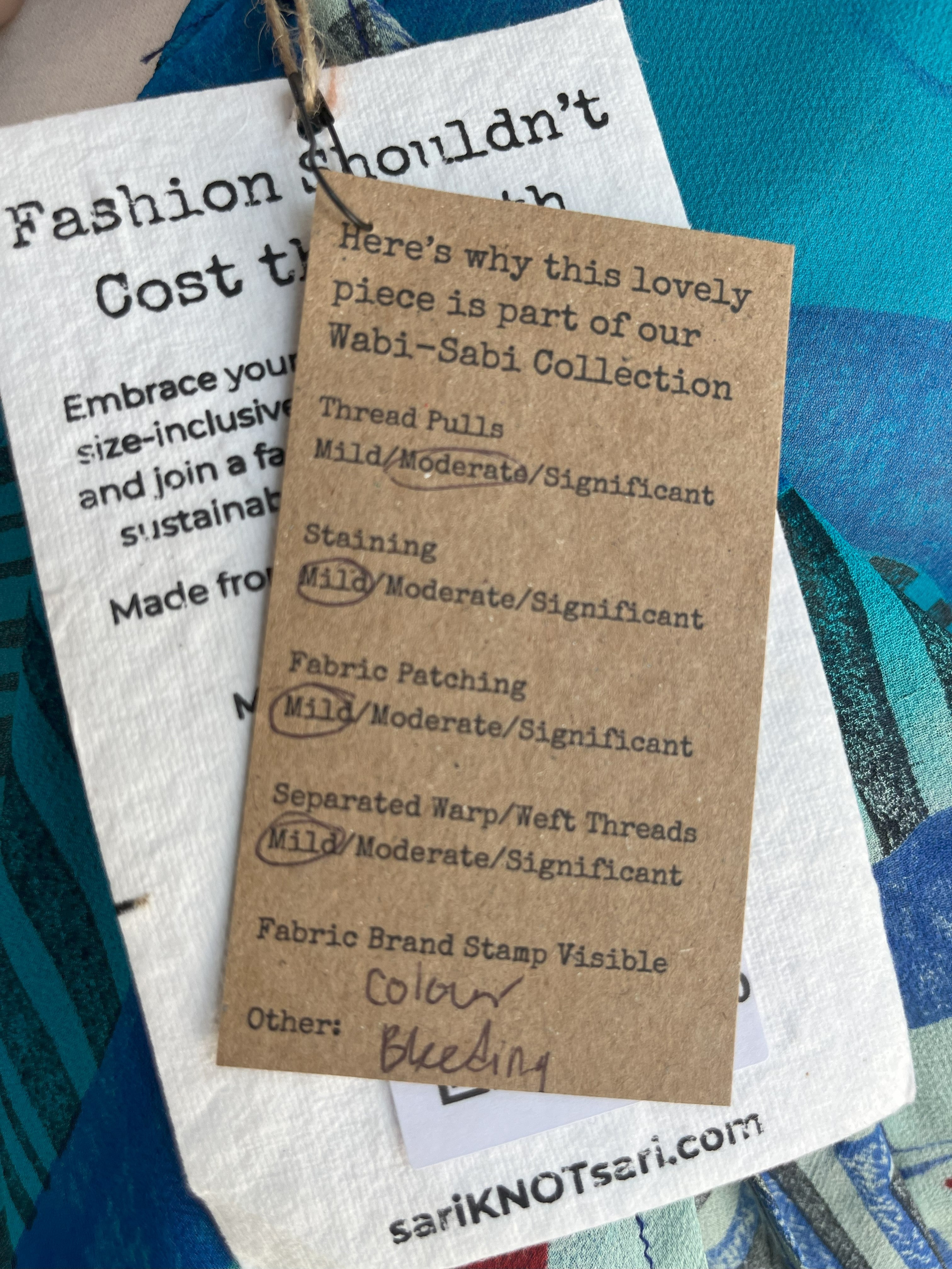 PRG7074 Sheer Wabi Sabi Pure Silk Waterfall Top