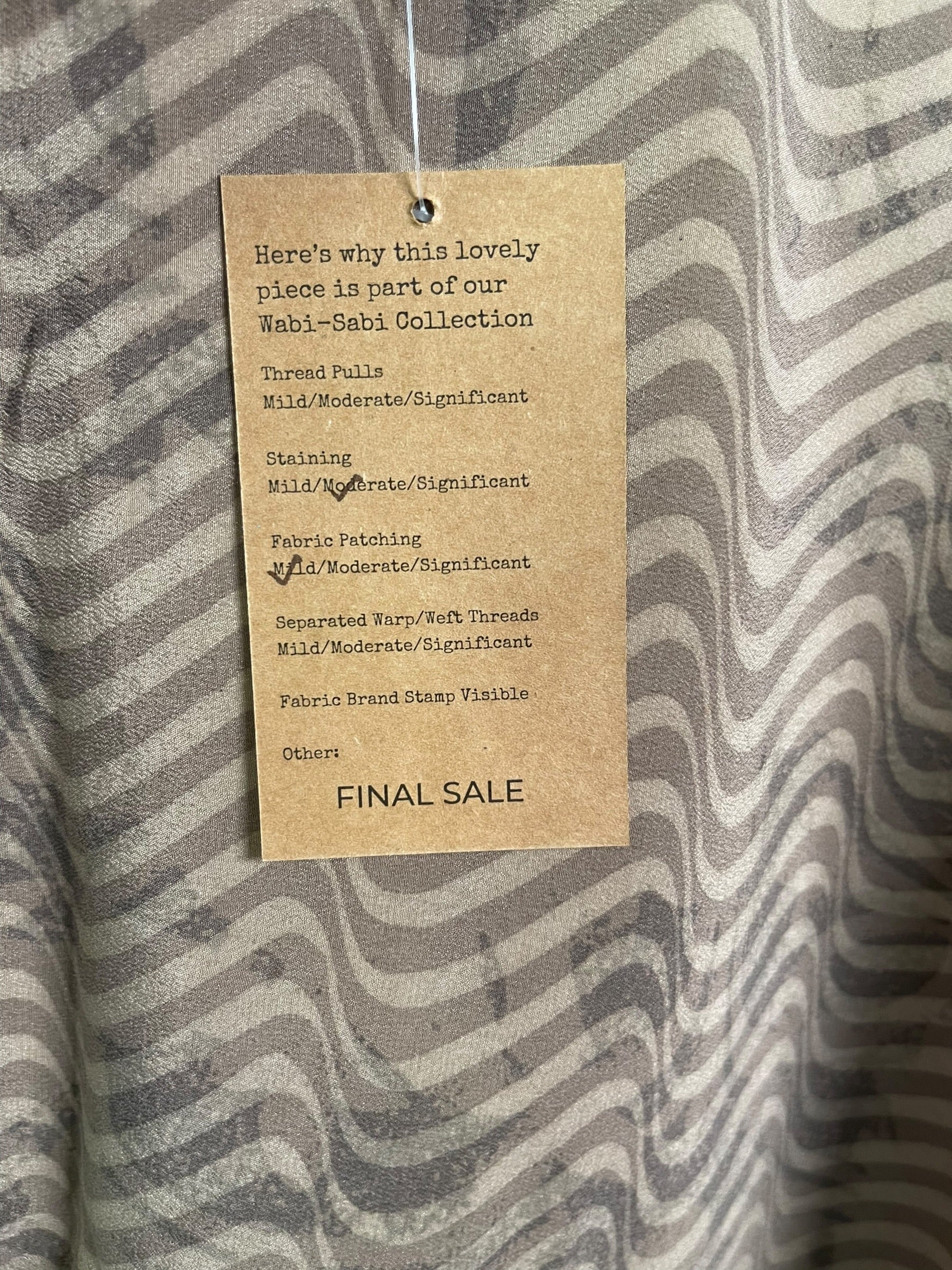 PRC8690 Pure Silk Wabi Sabi Capelet Poncho