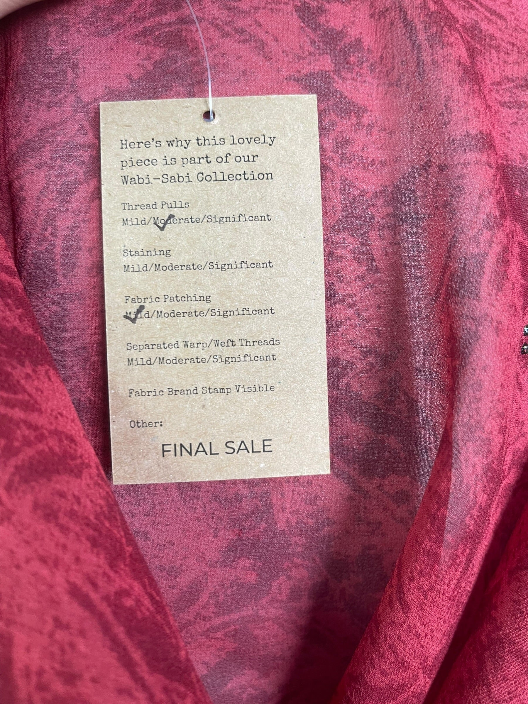 PRG8707 Sheer Pure Silk Wabi Sabi Capelet Poncho