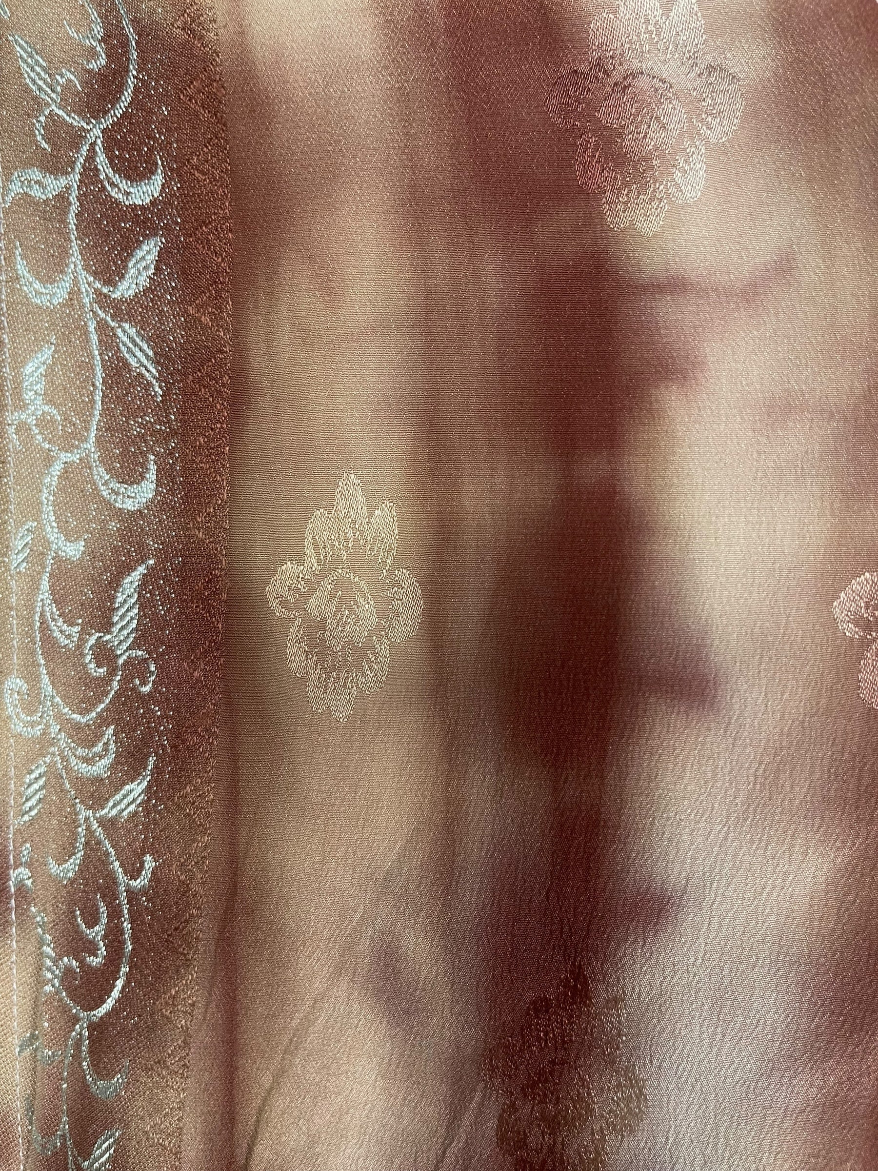 PRC8215 Avatar Pure Silk Kimono-Sleeved Jacket with Belt