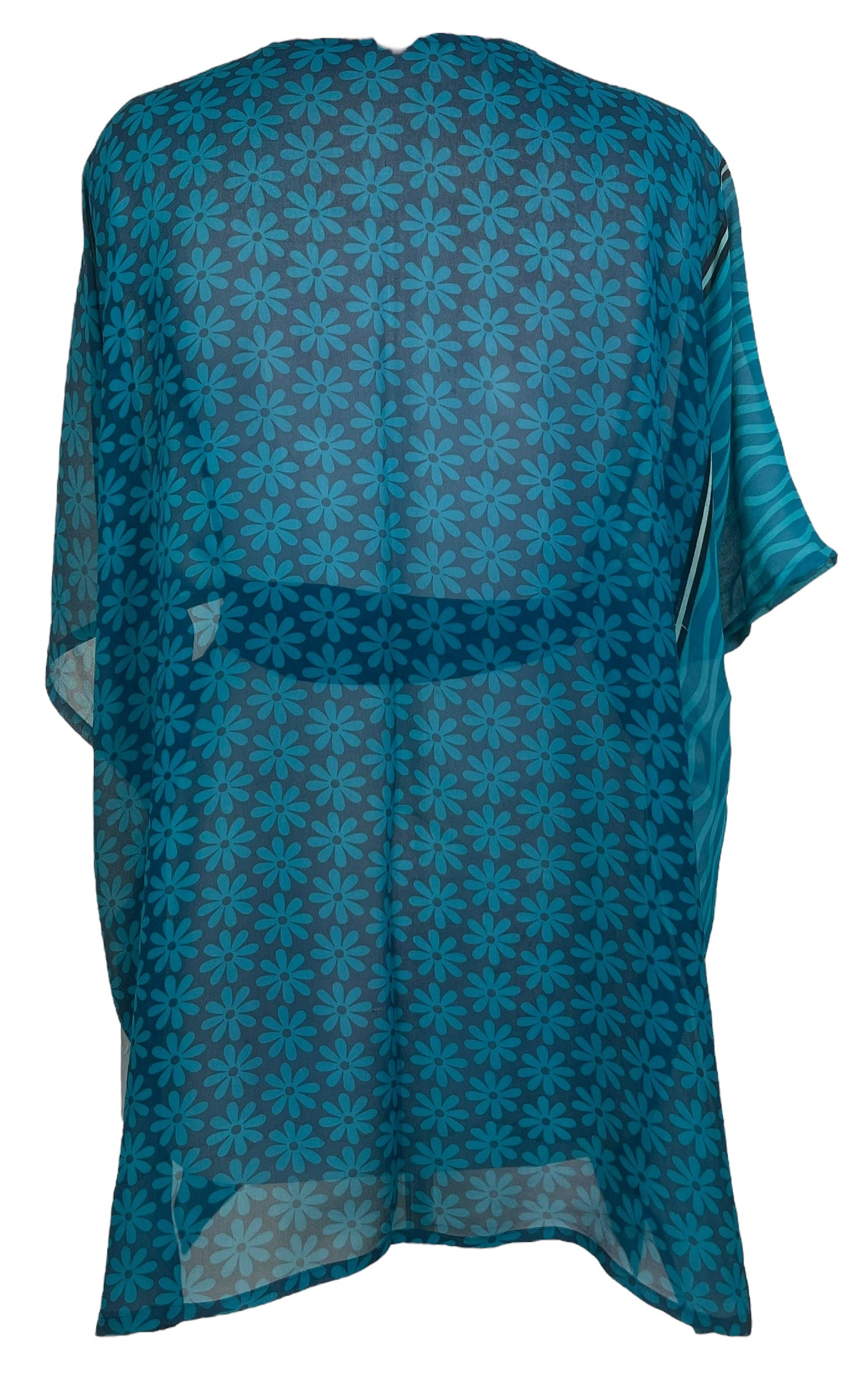 PRG8233 Avatar Pure Silk Kimono-Sleeved Jacket with Belt