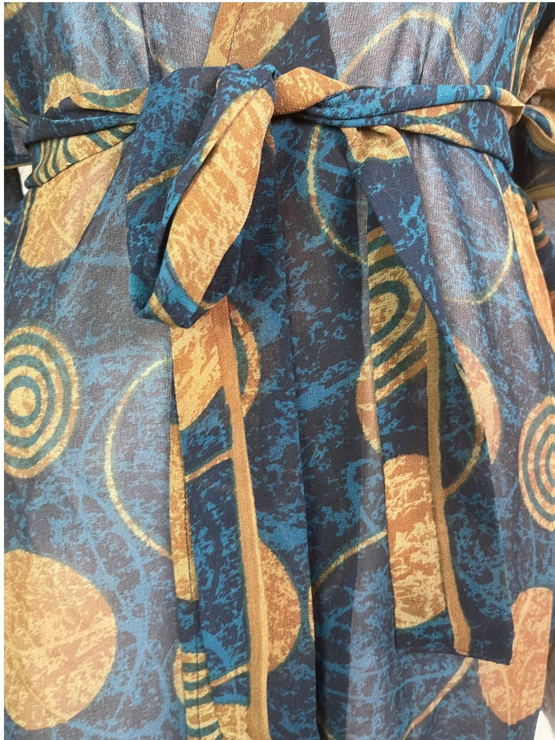 PRG8239 Avatar Pure Silk Kimono-Sleeved Jacket with Belt