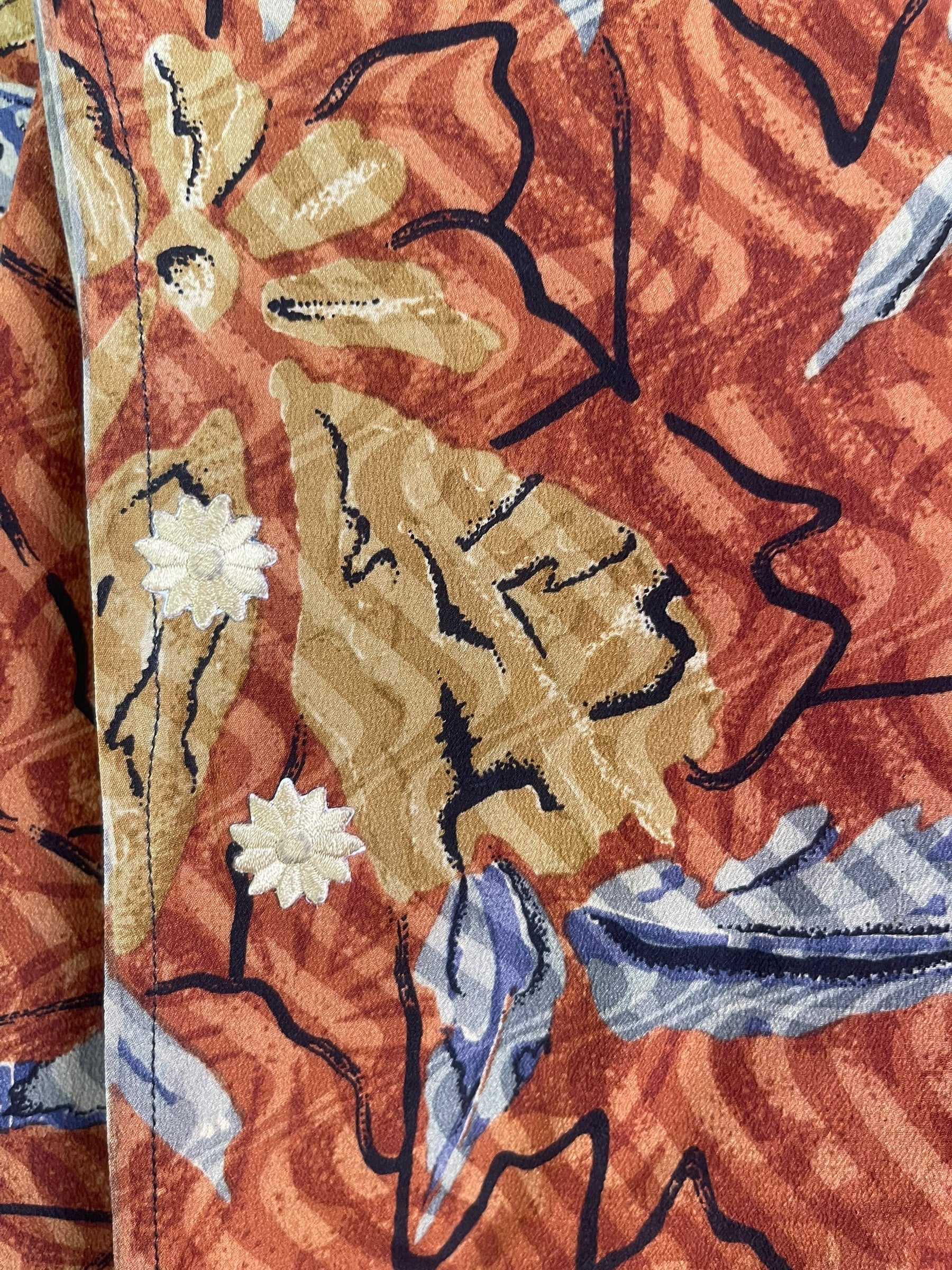 PRC8210 Avatar Pure Silk Kimono-Sleeved Jacket with Belt