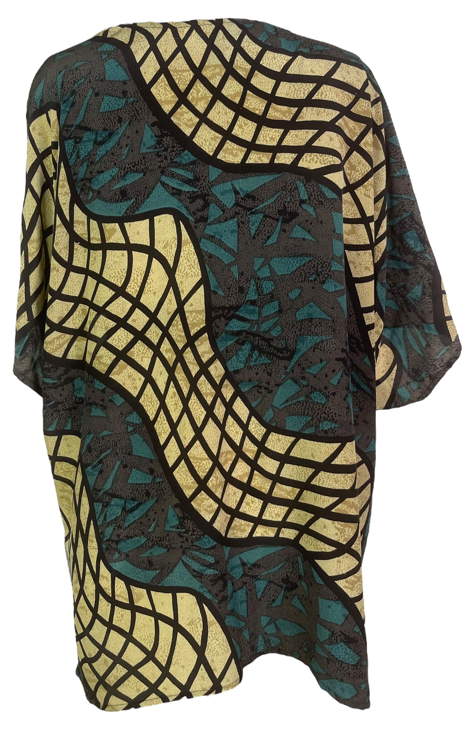 PRC8211 Avatar Pure Silk Kimono-Sleeved Jacket with Belt