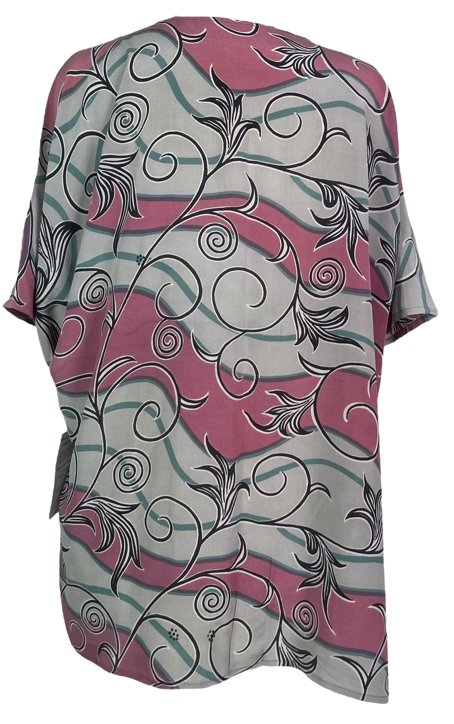 PRC8220 Avatar Pure Silk Kimono-Sleeved Jacket with Belt