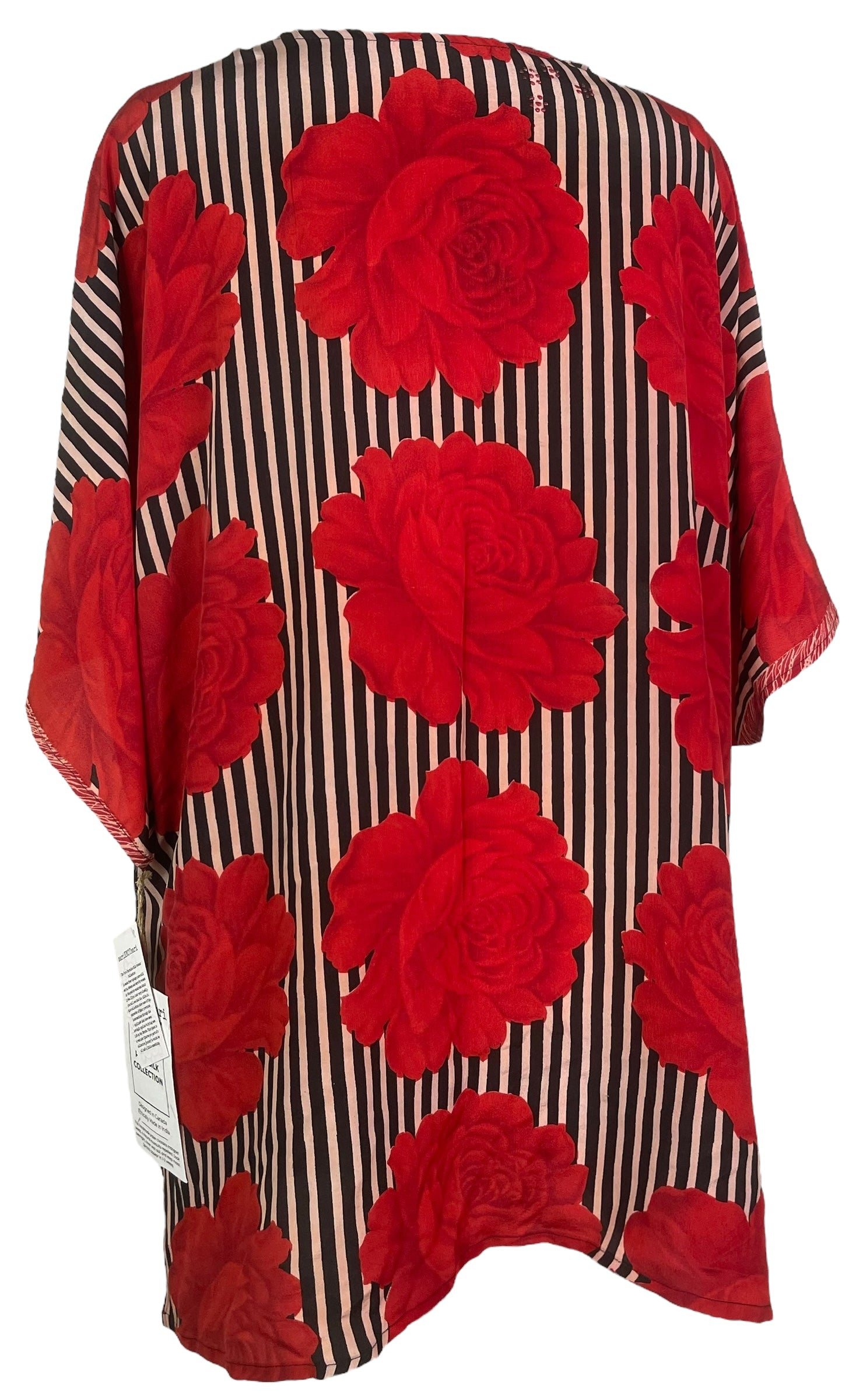 PRC8221 Avatar Pure Silk Kimono-Sleeved Jacket with Belt