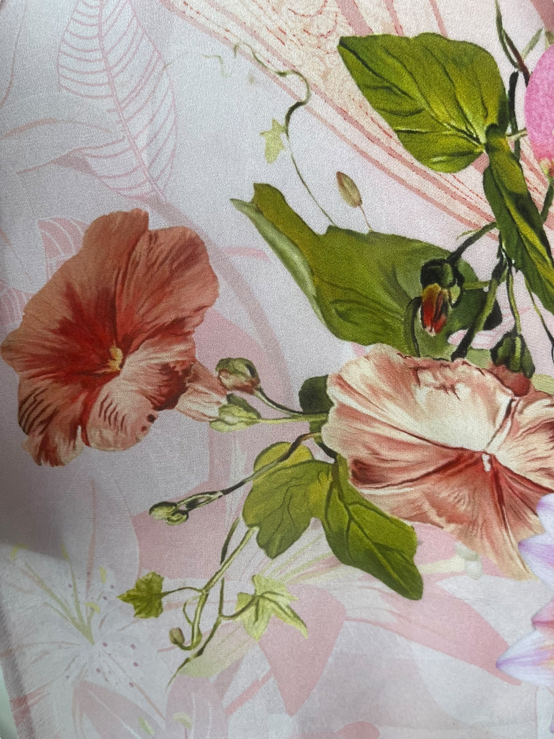 PRG8236 Avatar Pure Silk Kimono-Sleeved Jacket with Belt