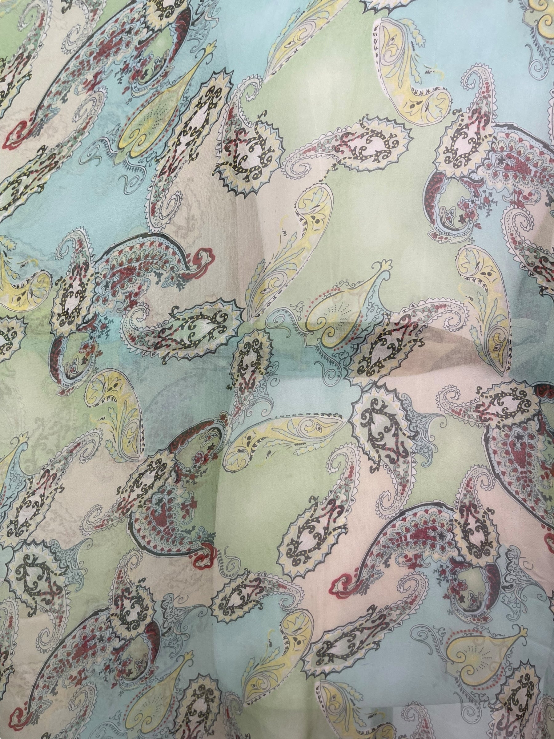 PCH8241 Sheer Wabi Sabi Pure Very Sheer Chiffon Silk Kimono-Sleeved Jacket with Belt