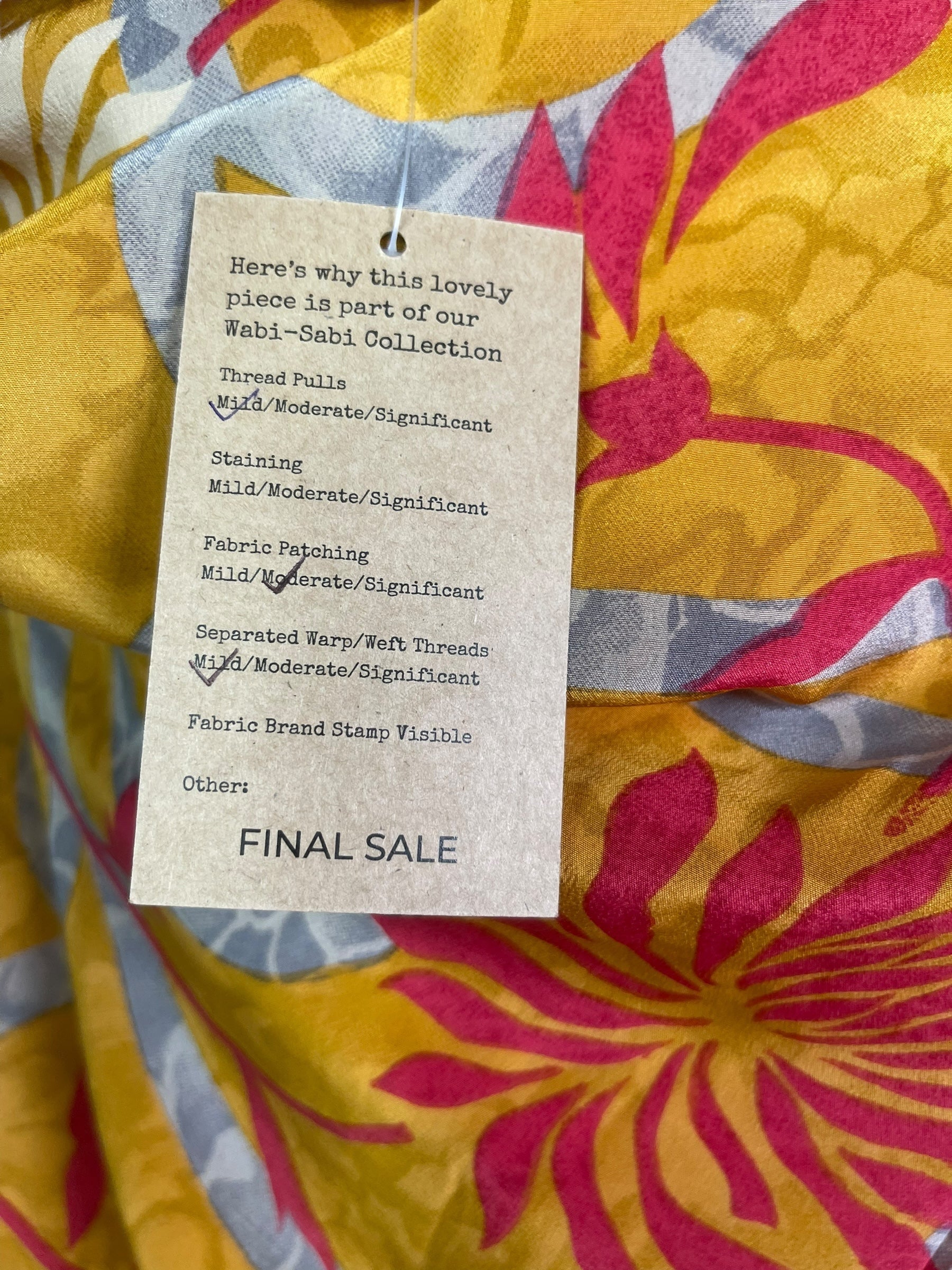 PRC8217 Wabi Sabi Pure Silk Kimono-Sleeved Jacket with Belt