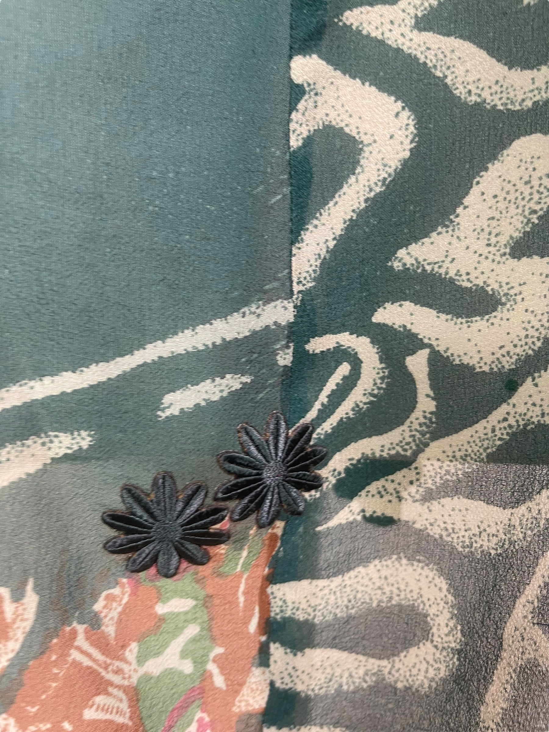 PRG8153 Sheer Avatar Pure Silk Waterfall Top