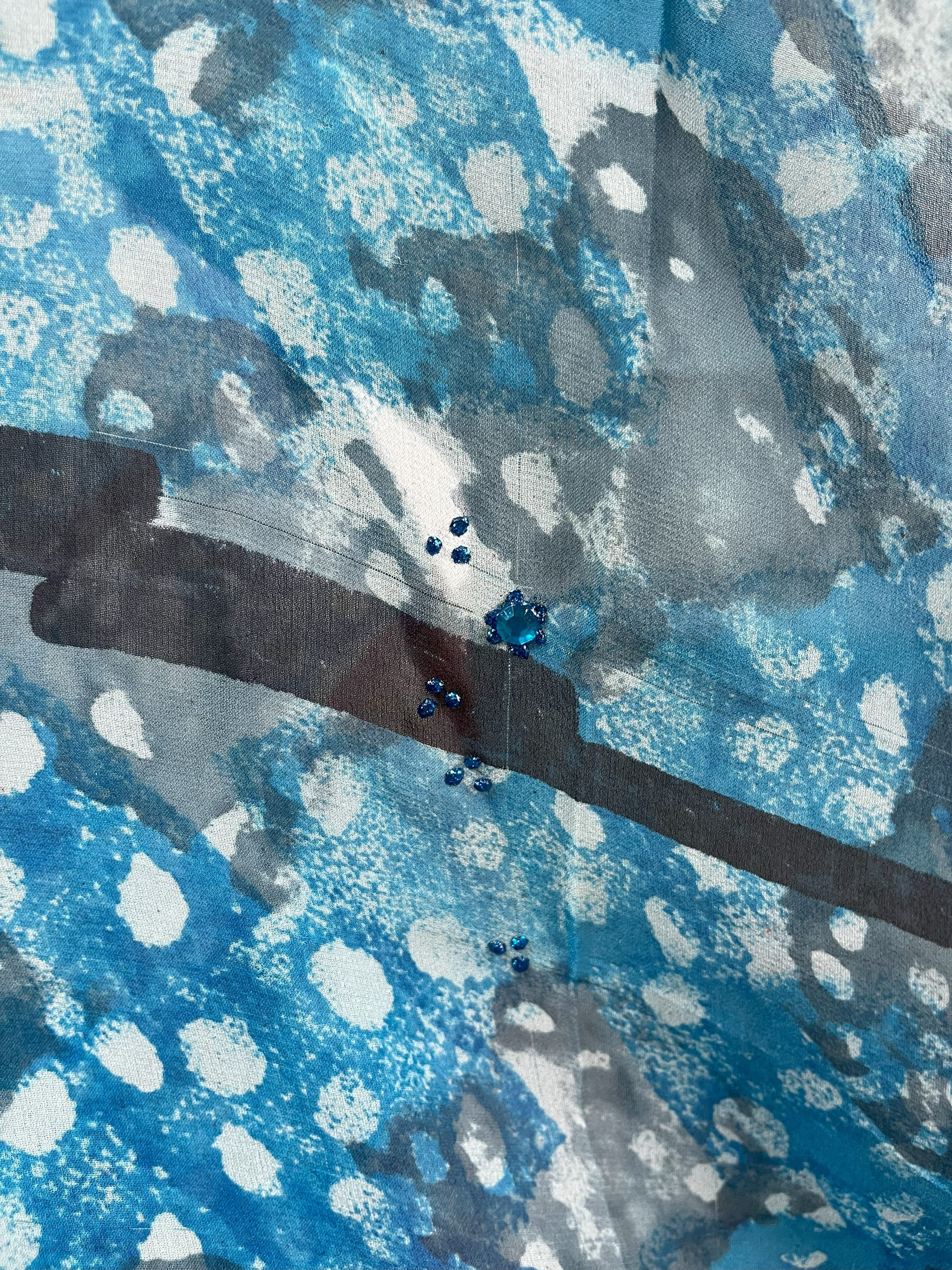 PRG7050 Sheer Wabi Sabi Pure Silk Cardigan