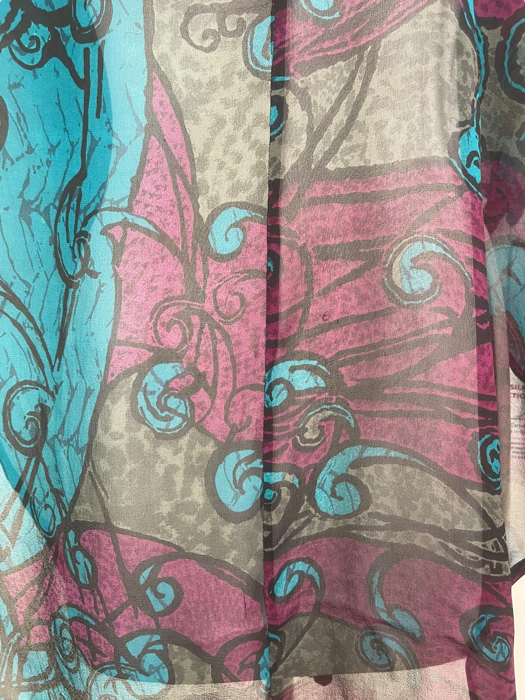 PREVIEW PRG8151 Sheer Avatar Pure Silk Waterfall Top