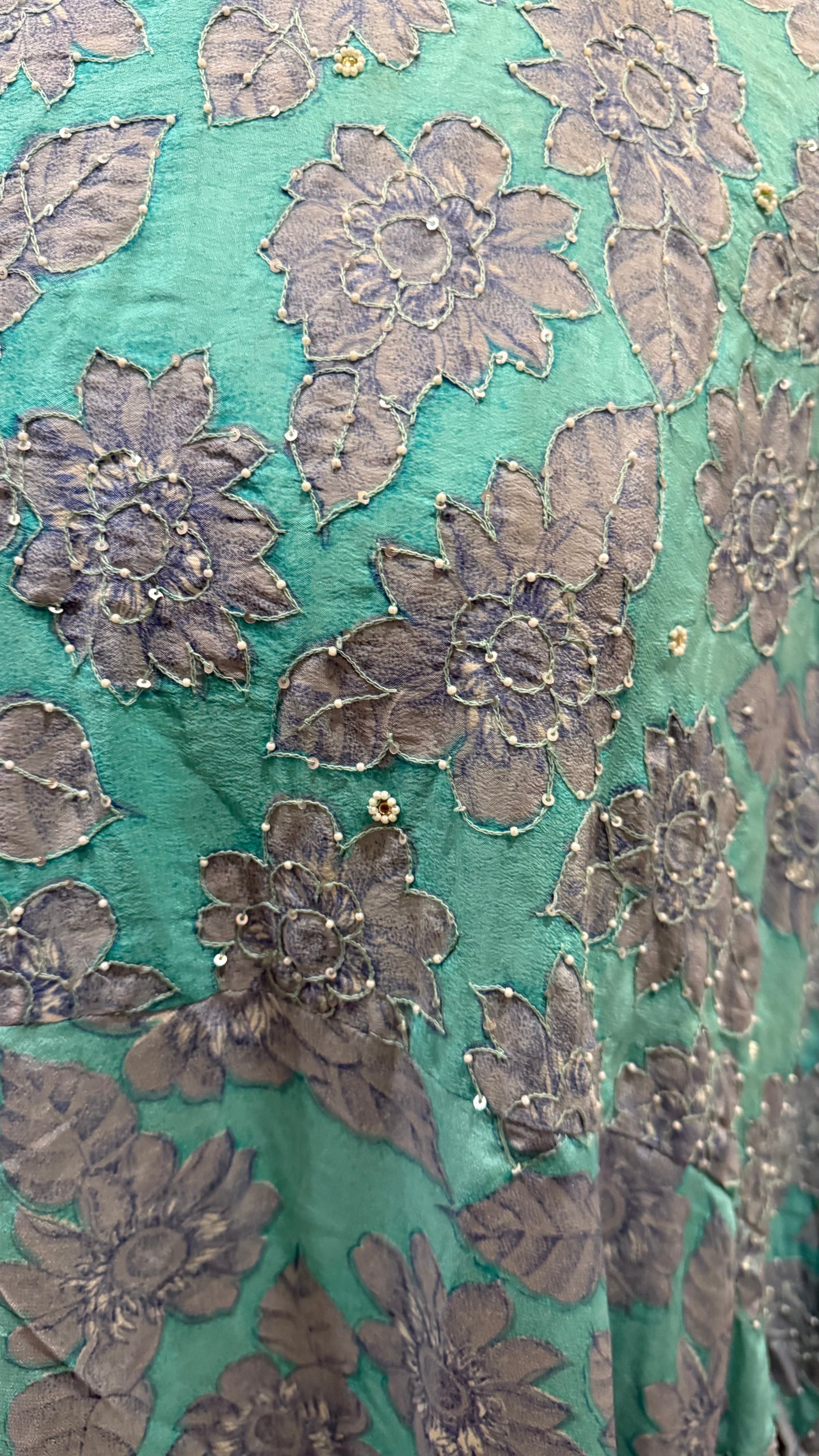 PRC7888 Wabi Sabi Pure Silk Self Pocket Tunic Dress