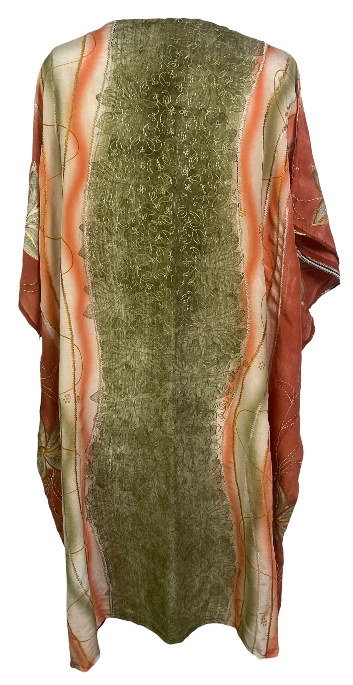 Releases Sunday at 8pm EST PRC8943 Wabi Sabi Pure Silk Midi Length Kaftan