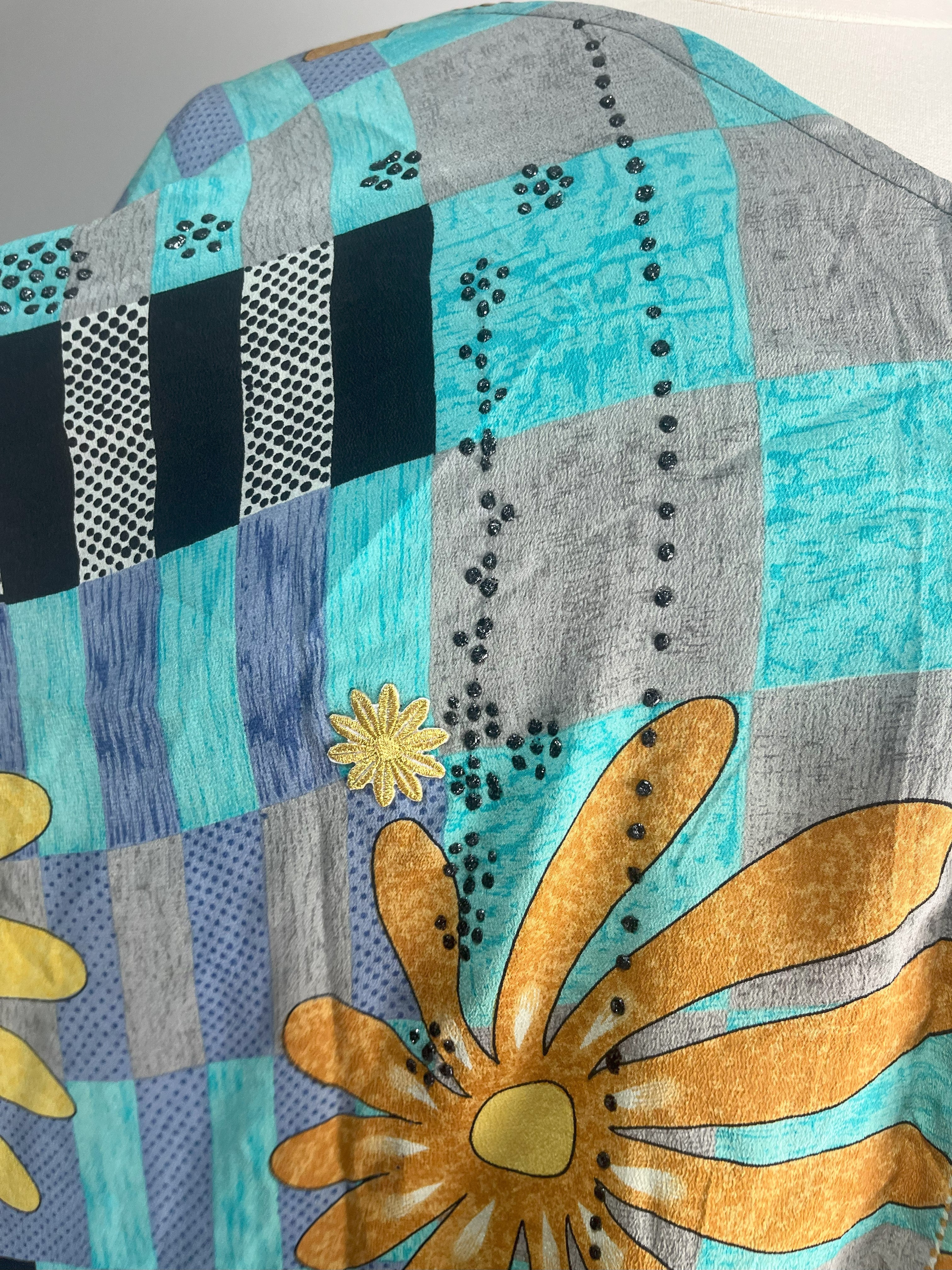 PRC7368 Wabi Sabi Pure Silk Waterfall Top