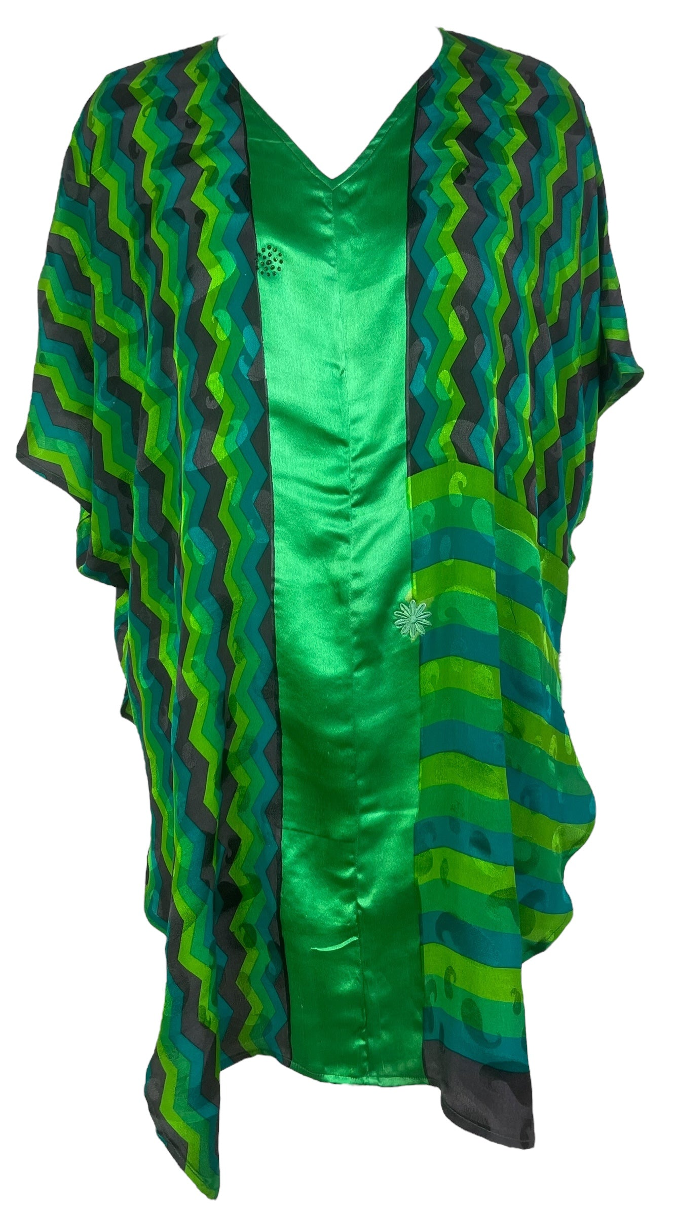 PRC8157 Avatar Pure Silk Waterfall Top