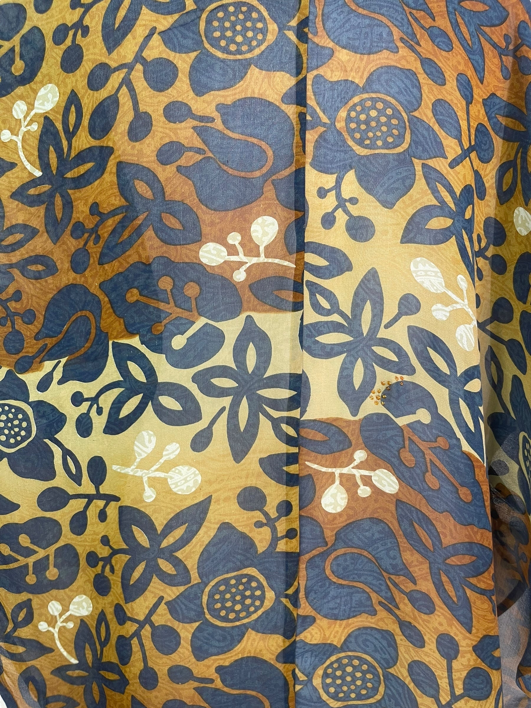 PRG8150 Sheer Avatar Pure Silk Waterfall Top