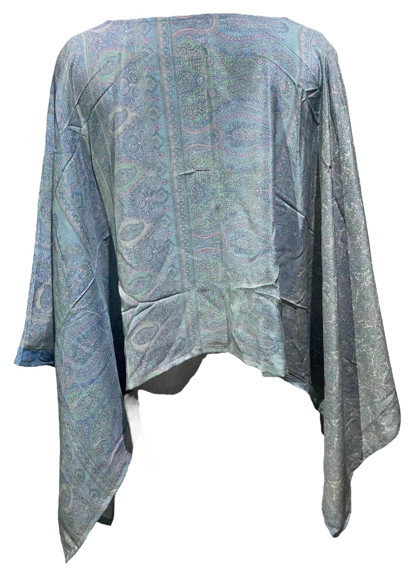 PRC4883 Avatar Pure Silk Capelet Poncho