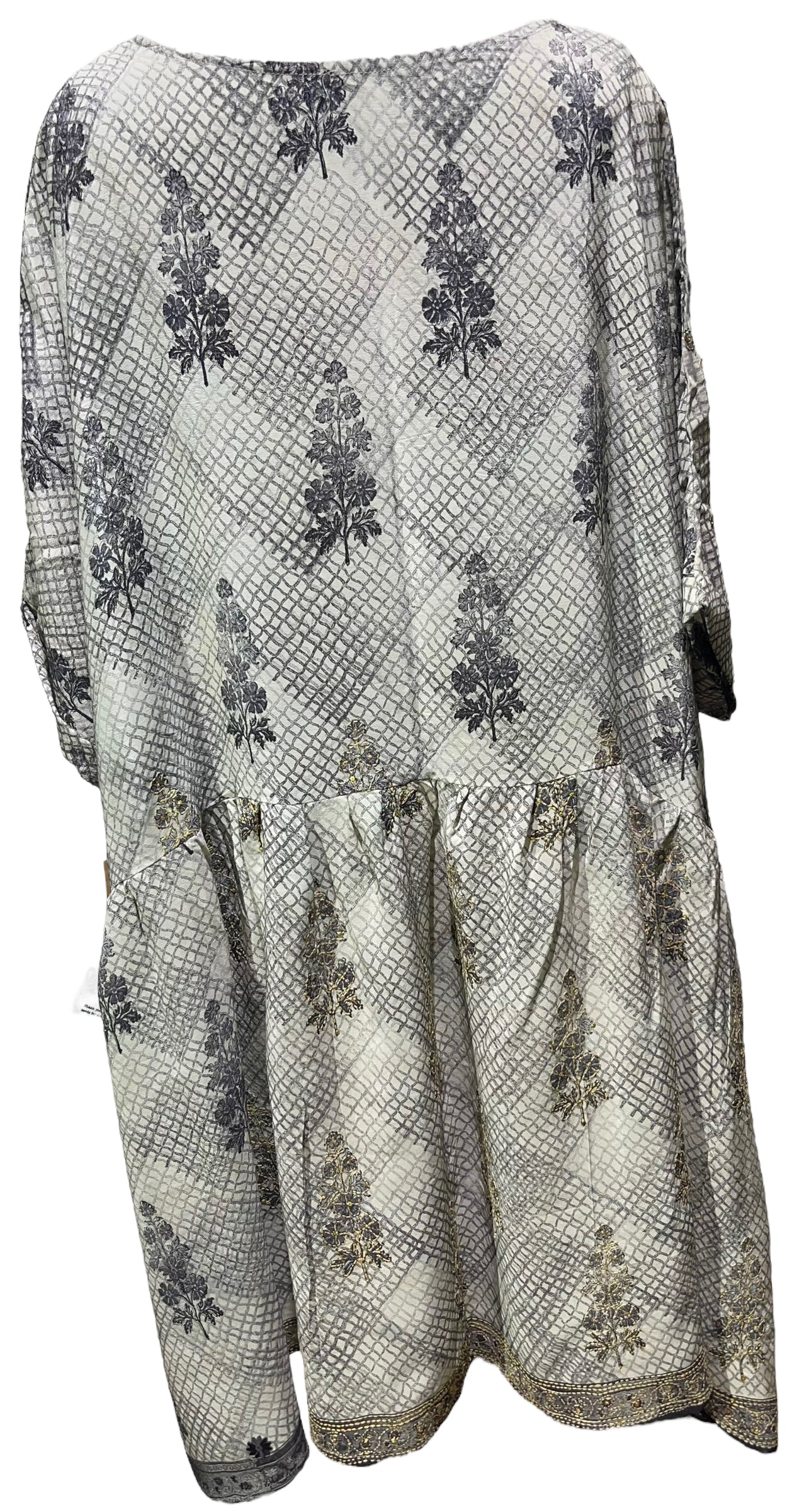 PRC4531  Wabi Sabi Pure Silk Boxy Babydoll Dress