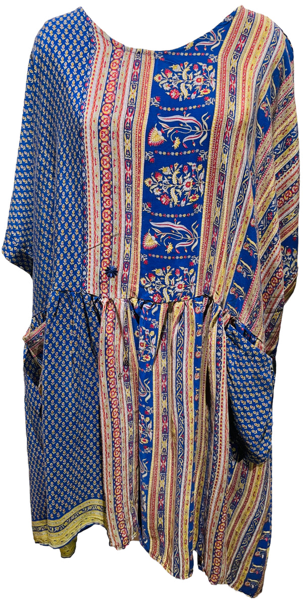 PRC3648 Avatar Pure Silk Boxy Babydoll Dress