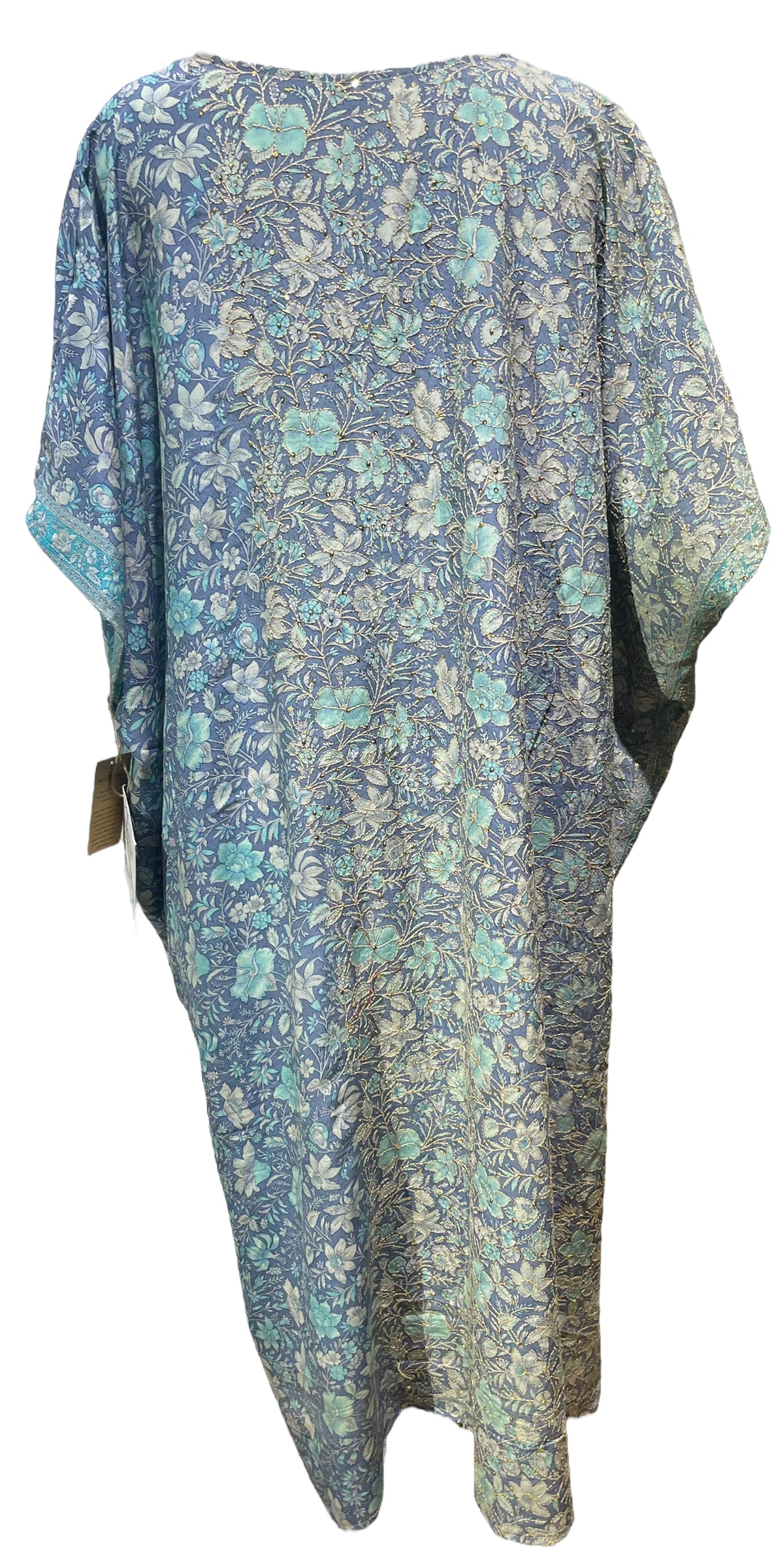 PRC4799 Wabi Sabi Pure Silk Maxi Kaftan