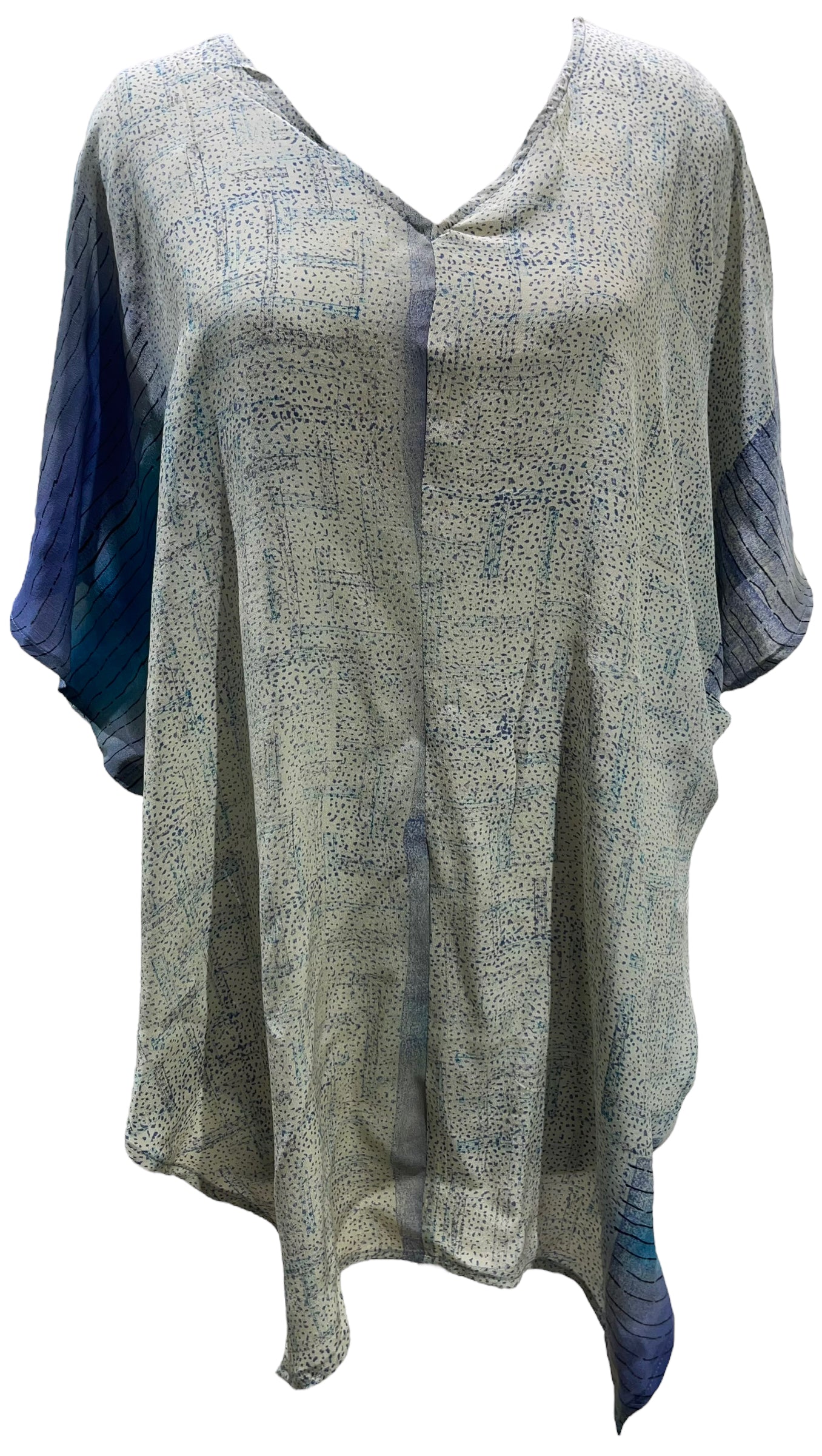 PRC5686 Wabi Sabi Pure Silk Waterfall Top