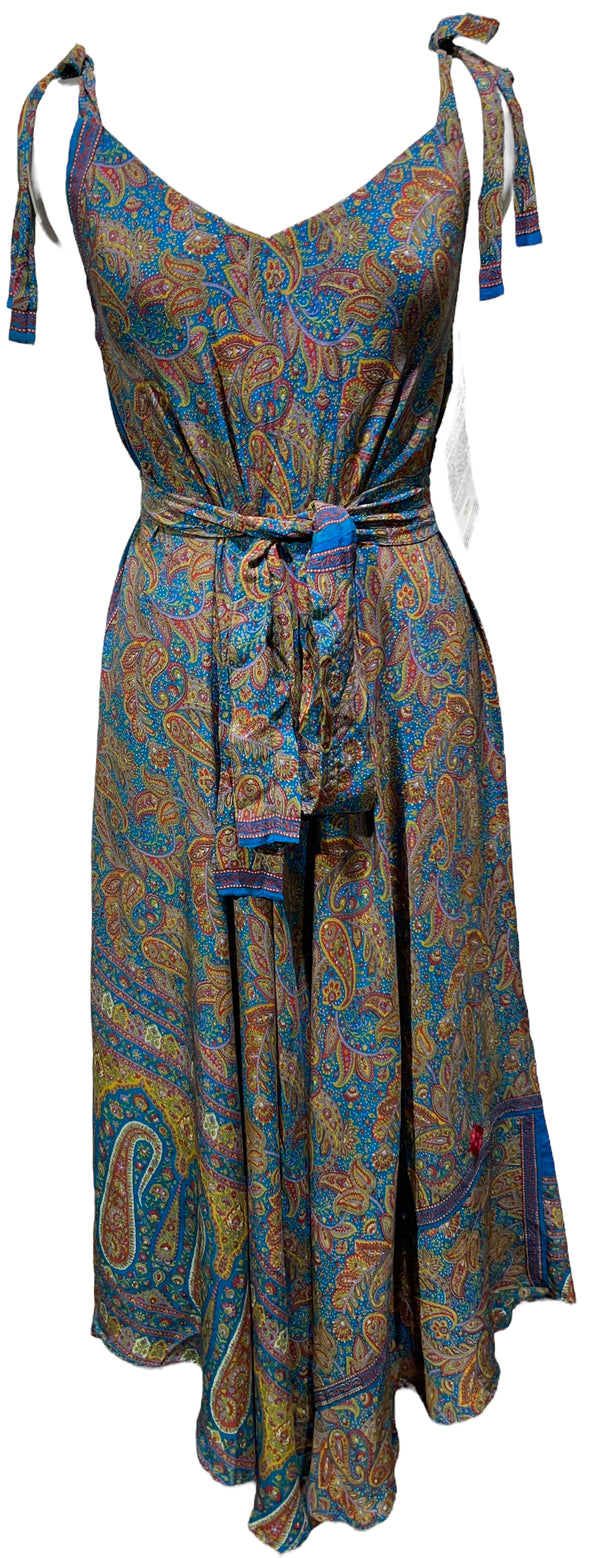PRC3290 Avatar Pure Silk Maxi Dress with Belt