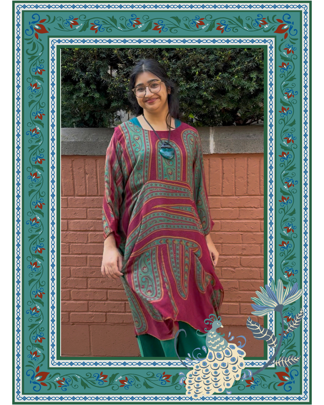 Releases Sunday at 8pm EST PRC9154 Avatar Pure Silk Sculptural Long Tunic Dress