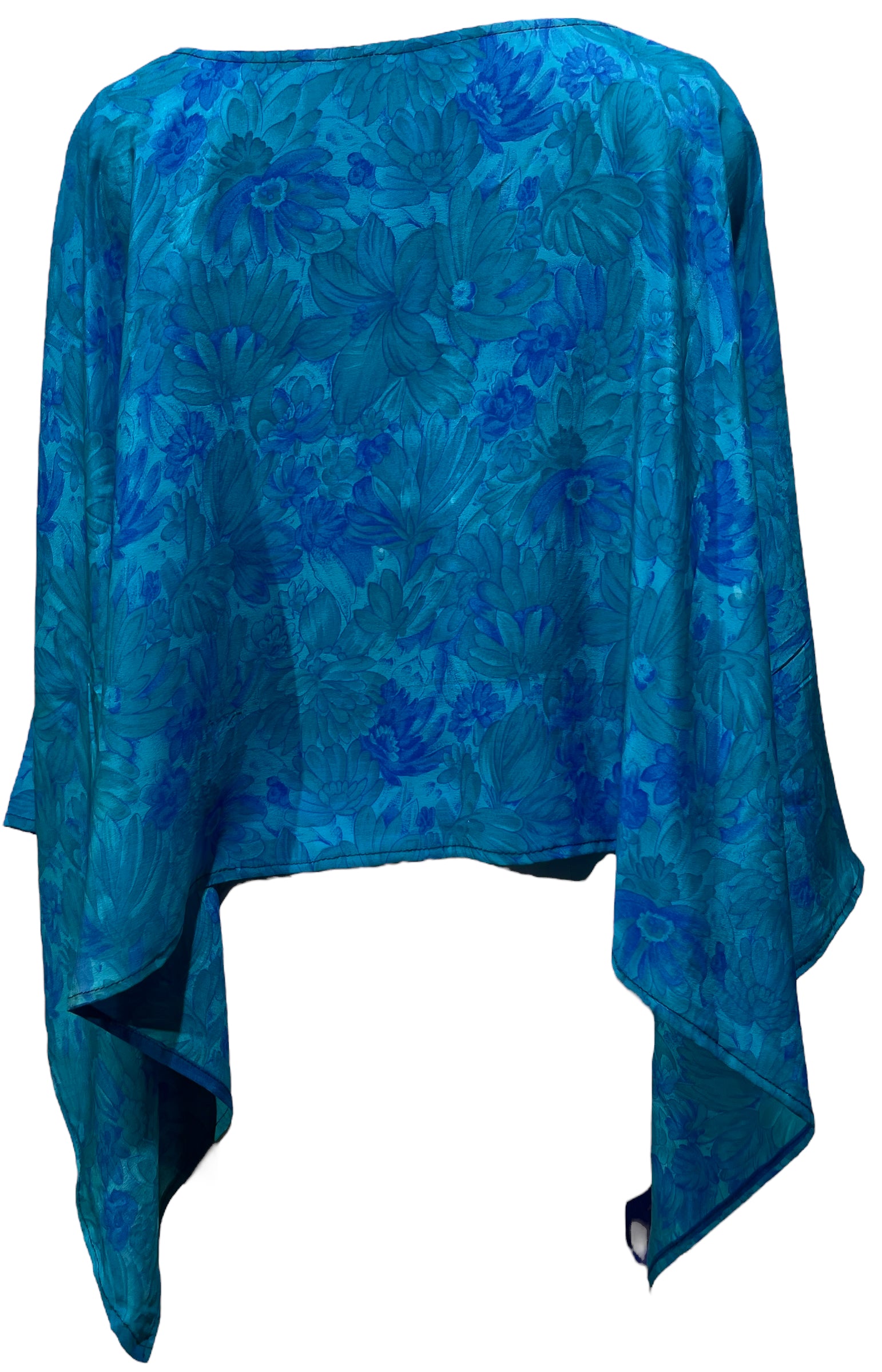 PRC4751 Avatar Pure Silk Capelet Poncho