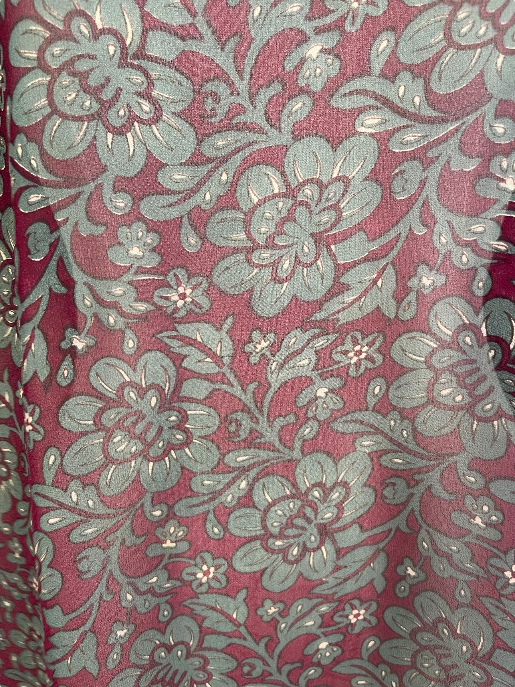 PRG7183 Sheer Avatar Pure Silk Long Tunic with Side Ties