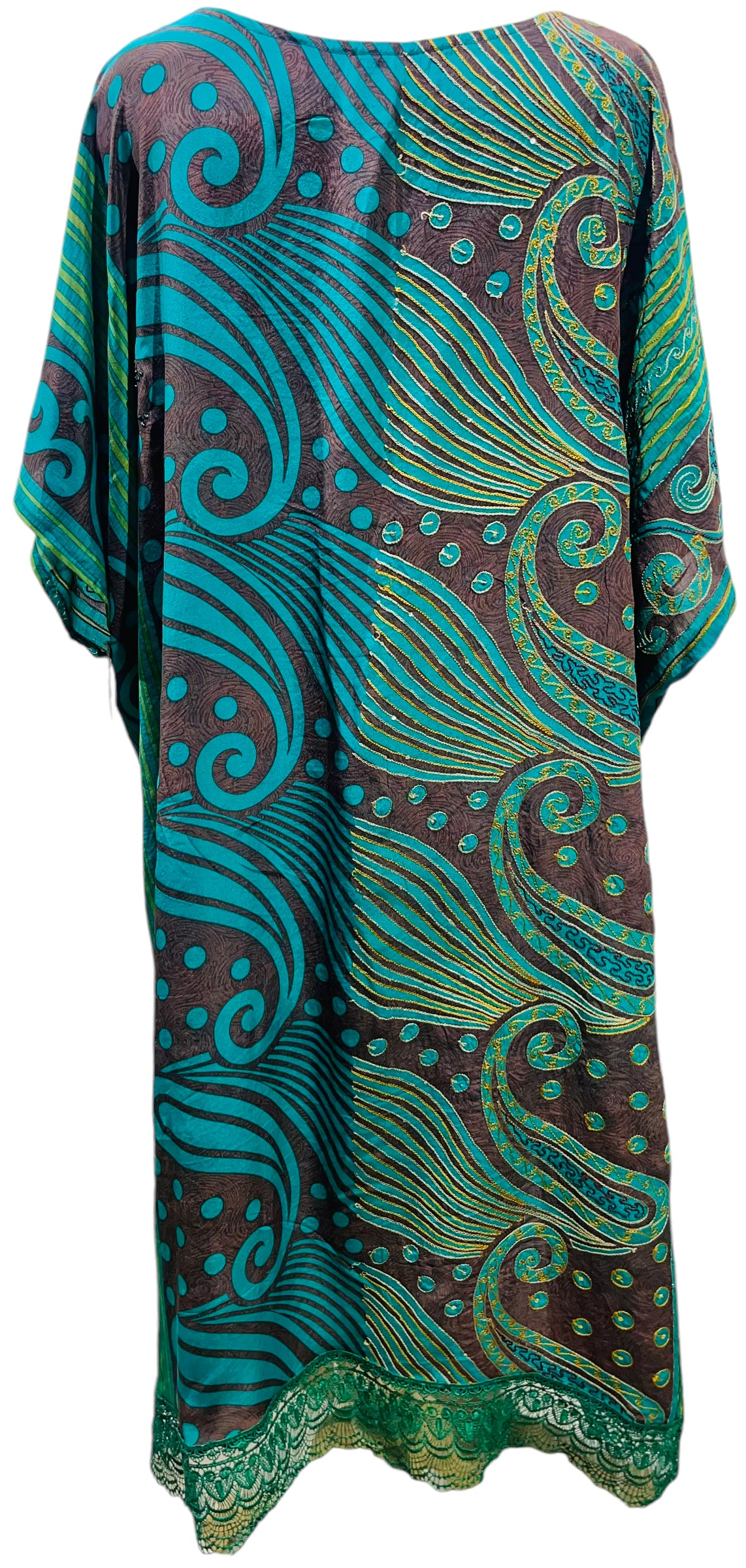 PRC5646 Avatar Pure Silk Maxi Kaftan