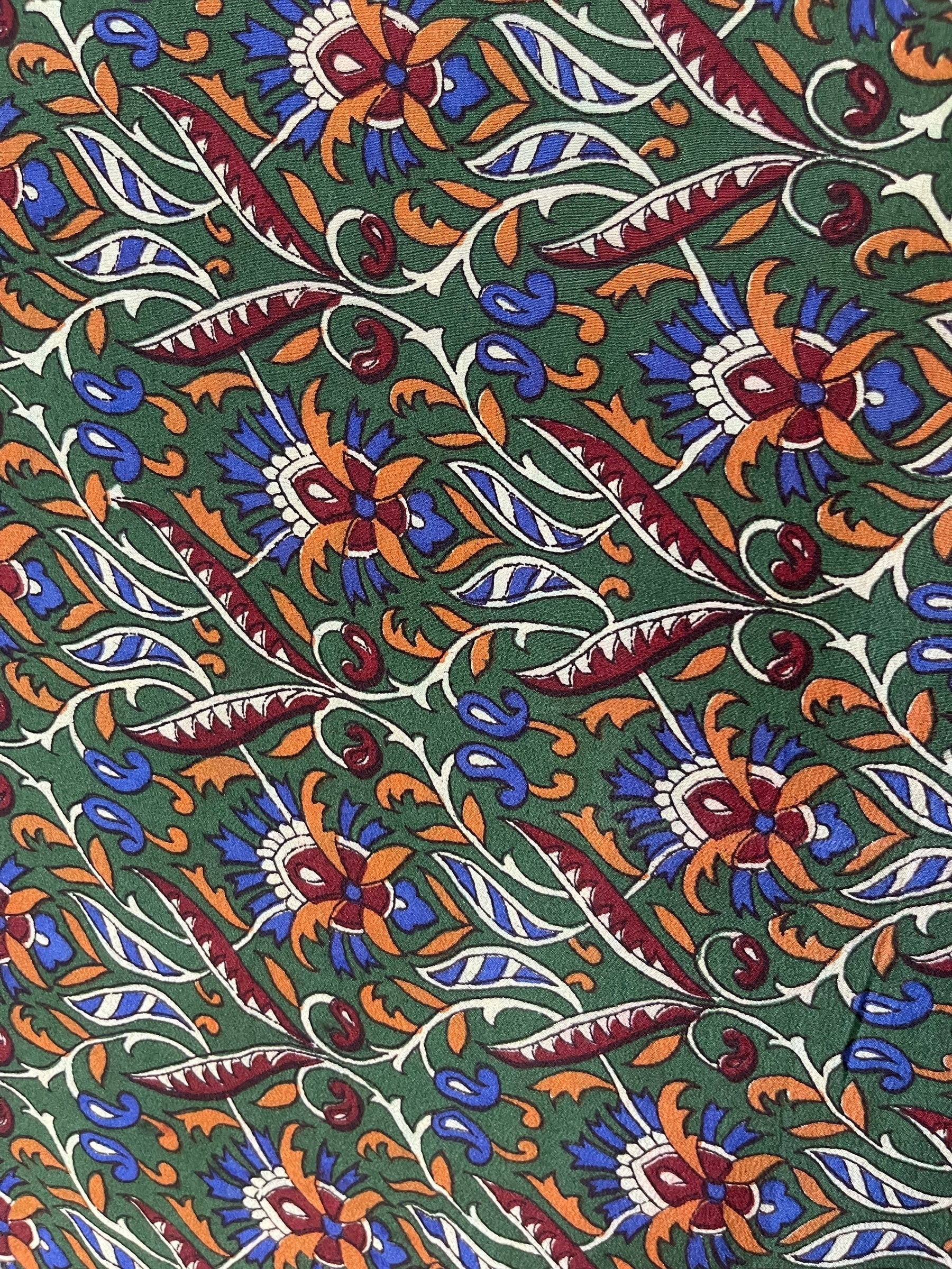 PRC7156 Avatar Pure Silk Short Kaftan Tunic without Slits