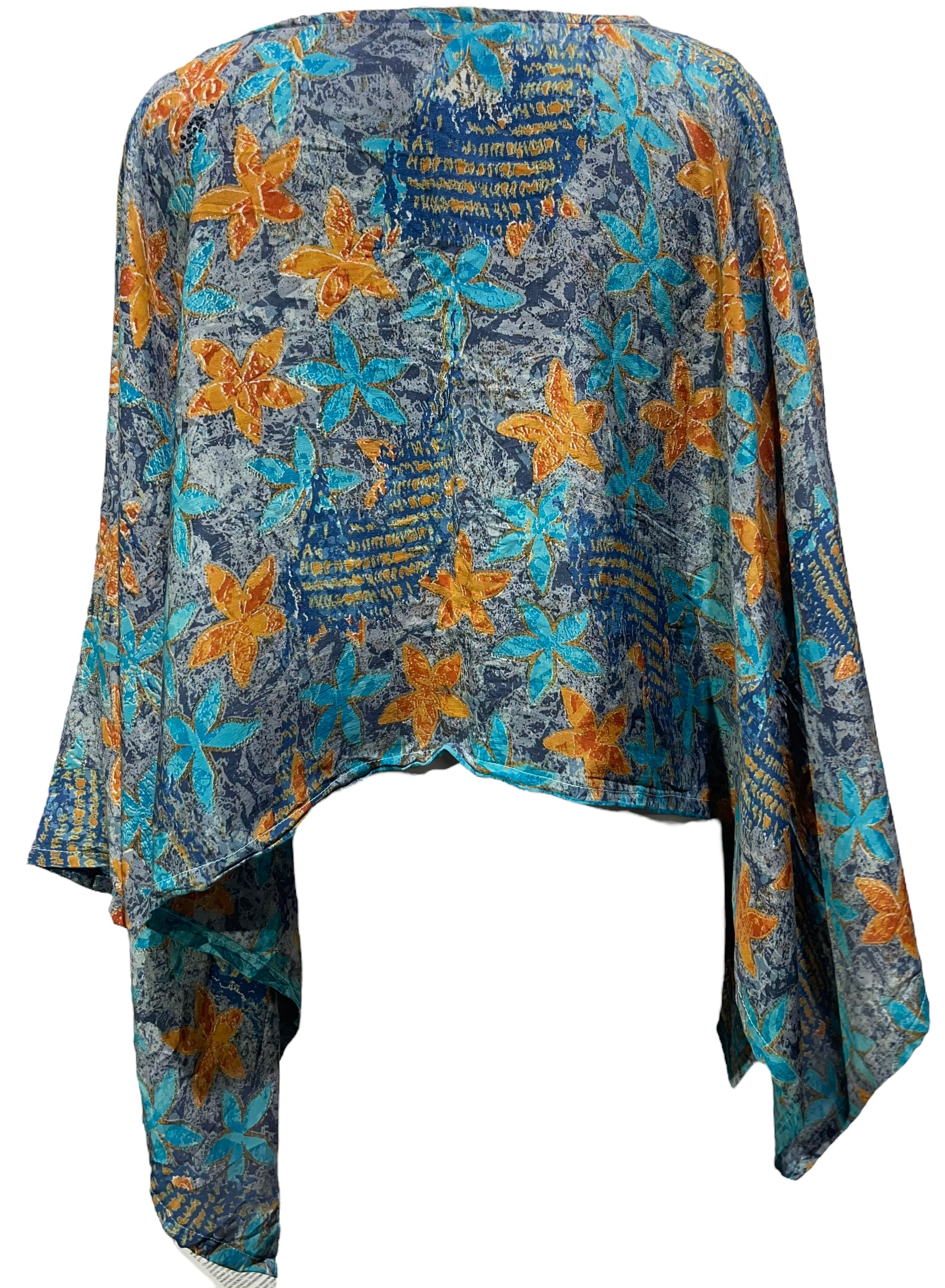 PRC4954  Avatar Pure Silk Capelet Poncho