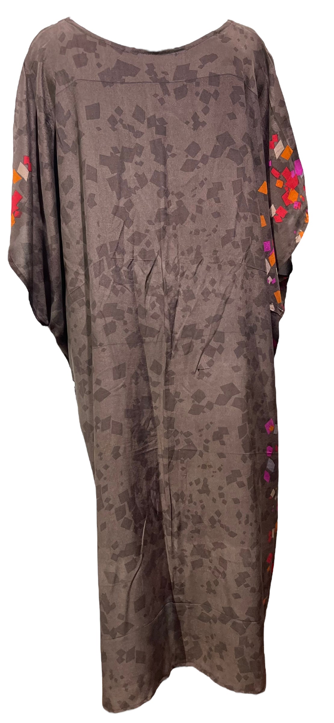 PRC4607 Wabi Sabi Pure Silk Maxi Kaftan