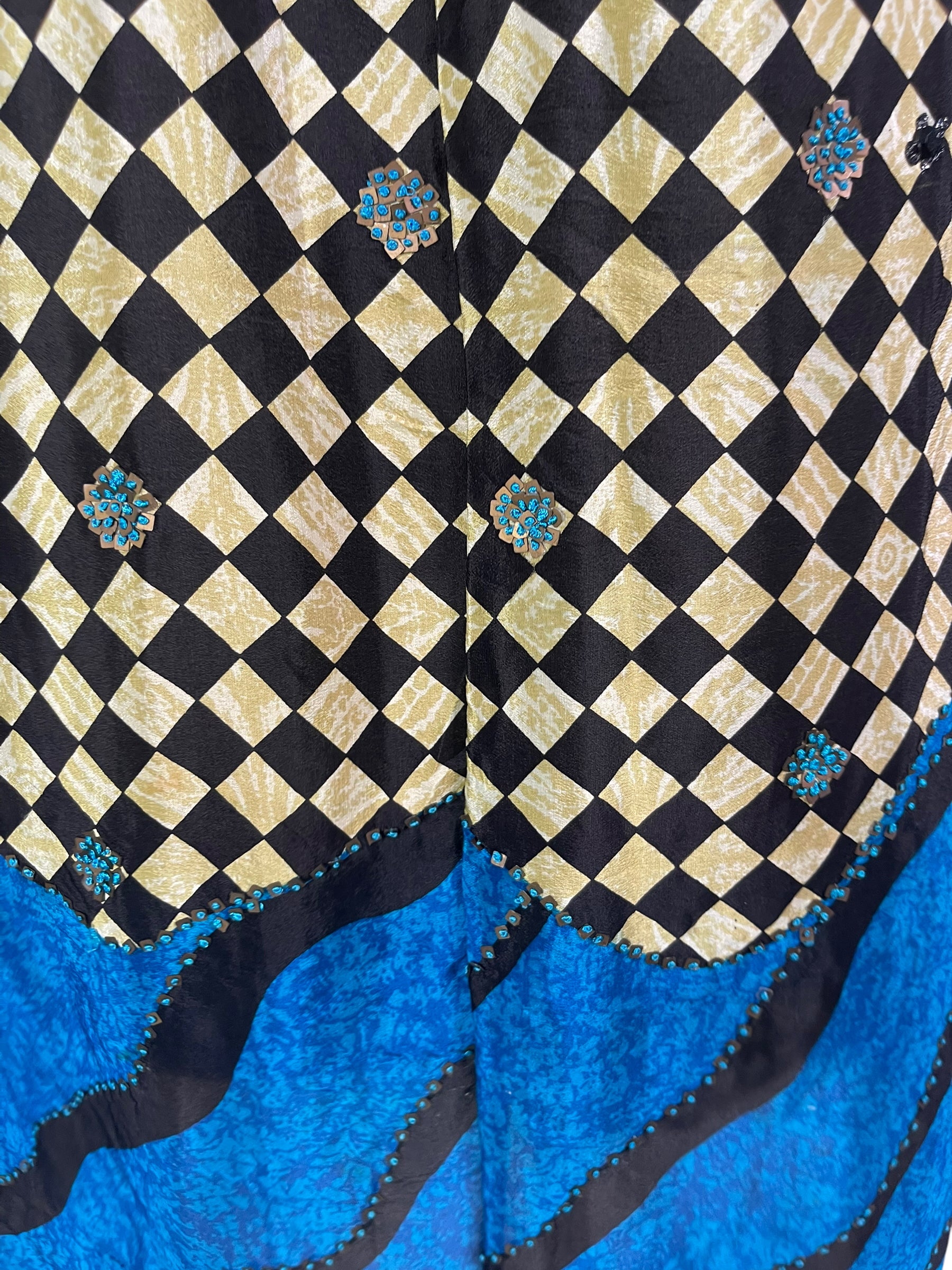 PRC6528 Wabi Sabi Pure Silk Self Pocket Tunic Dress