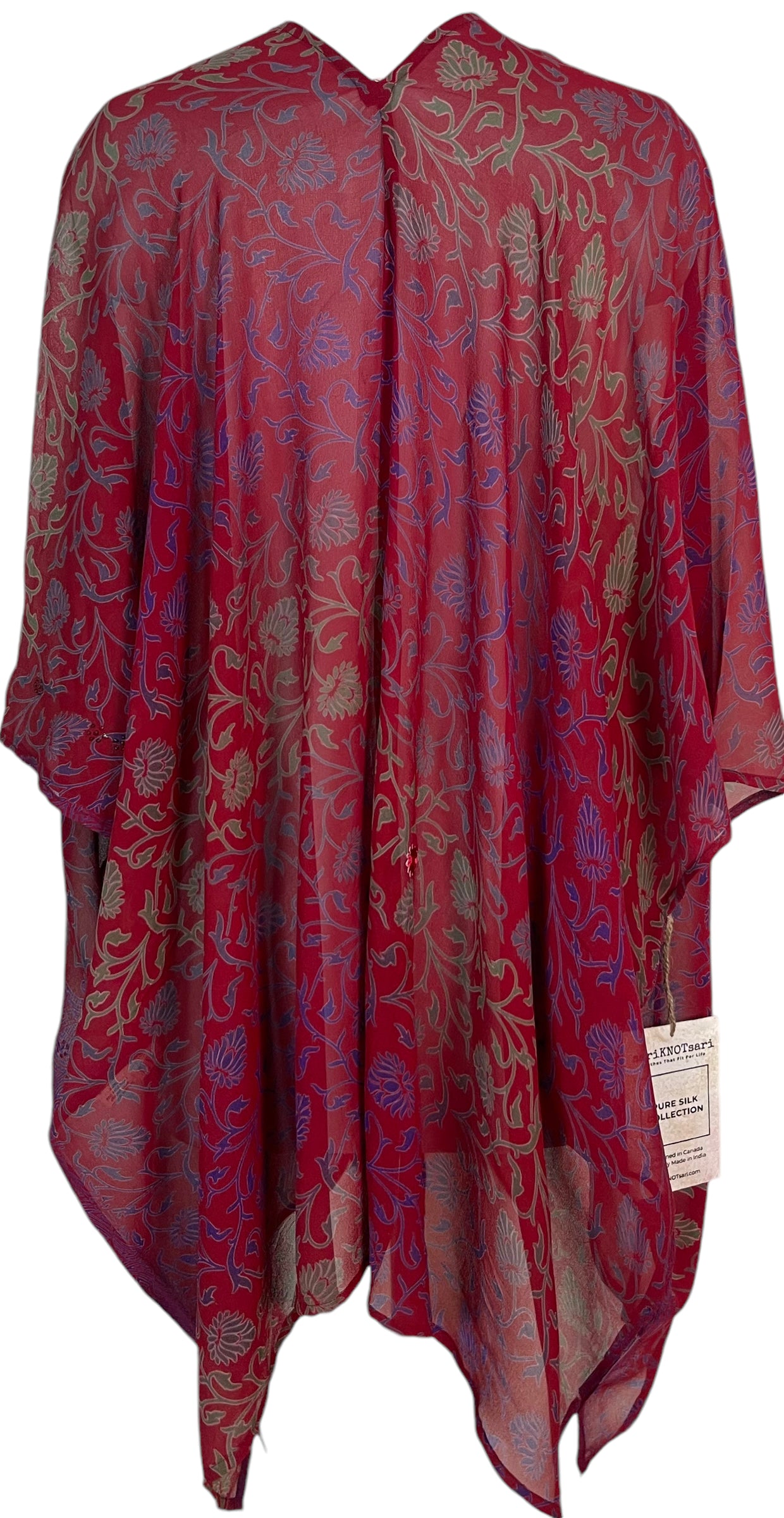 PRG5796 Sheer Avatar Pure Silk Cardigan