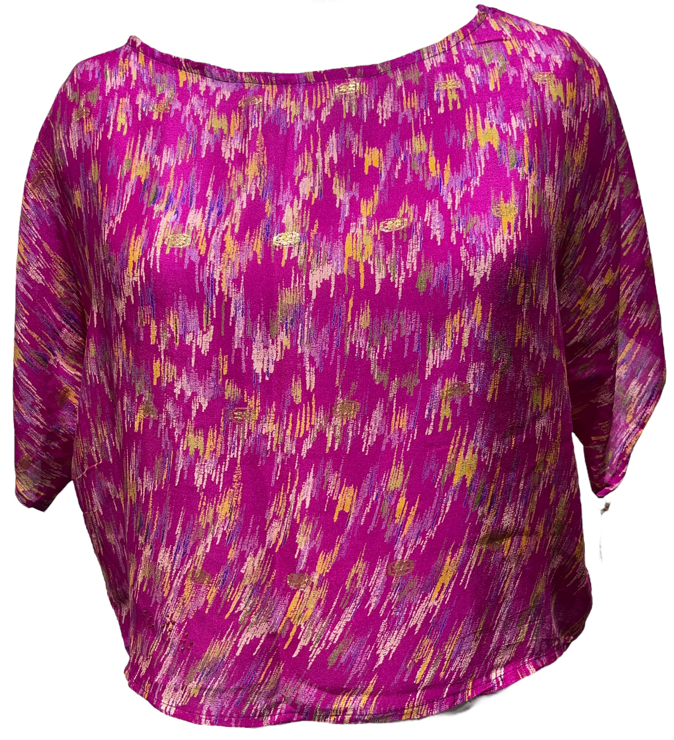 PRC4225 Avatar Pure Silk Boxy Top