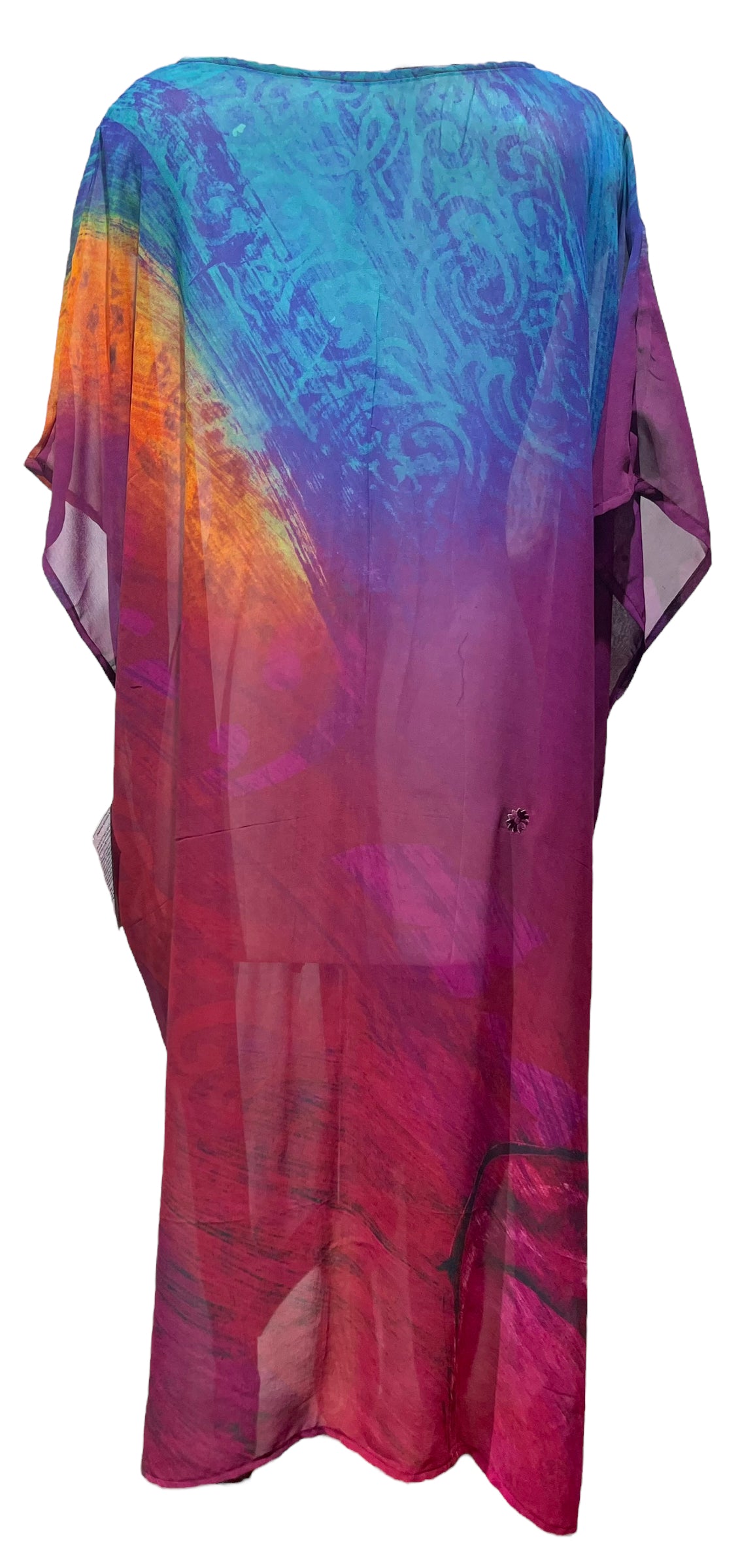 PRG4808 Sheer Avatar Pure Silk Maxi Kaftan