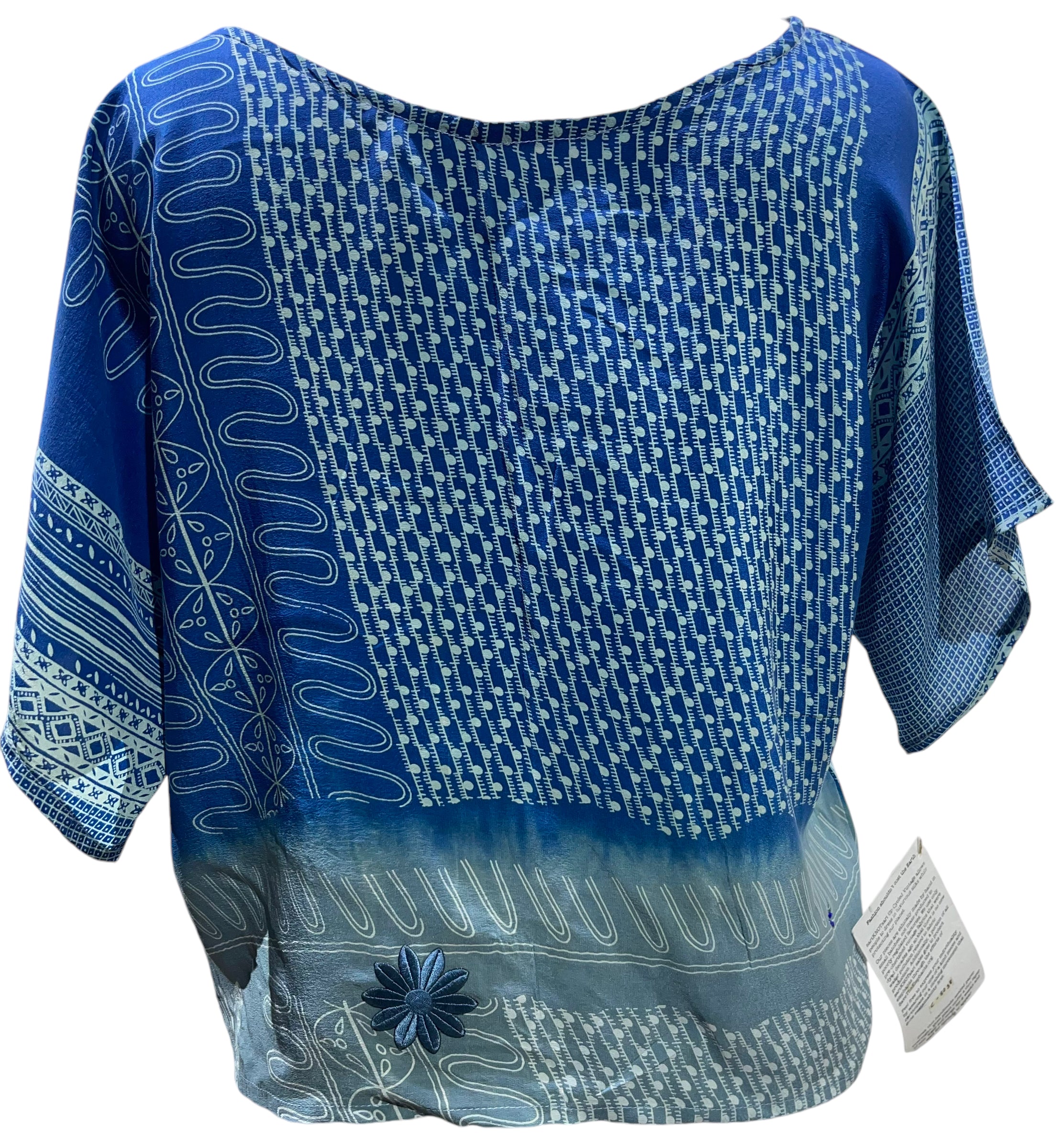 PRC5058 Avatar Pure Silk Boxy Top