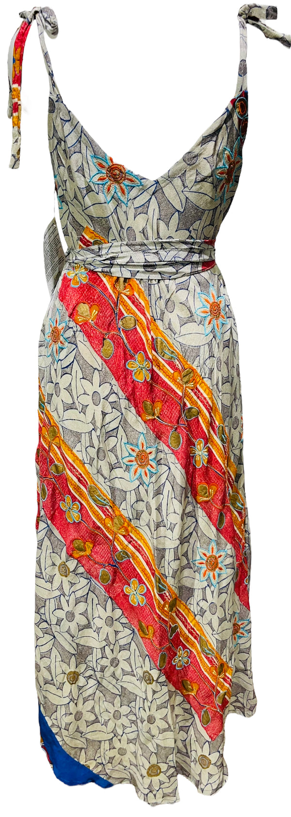 PRC3274 Avatar Pure Silk Maxi Dress with Belt