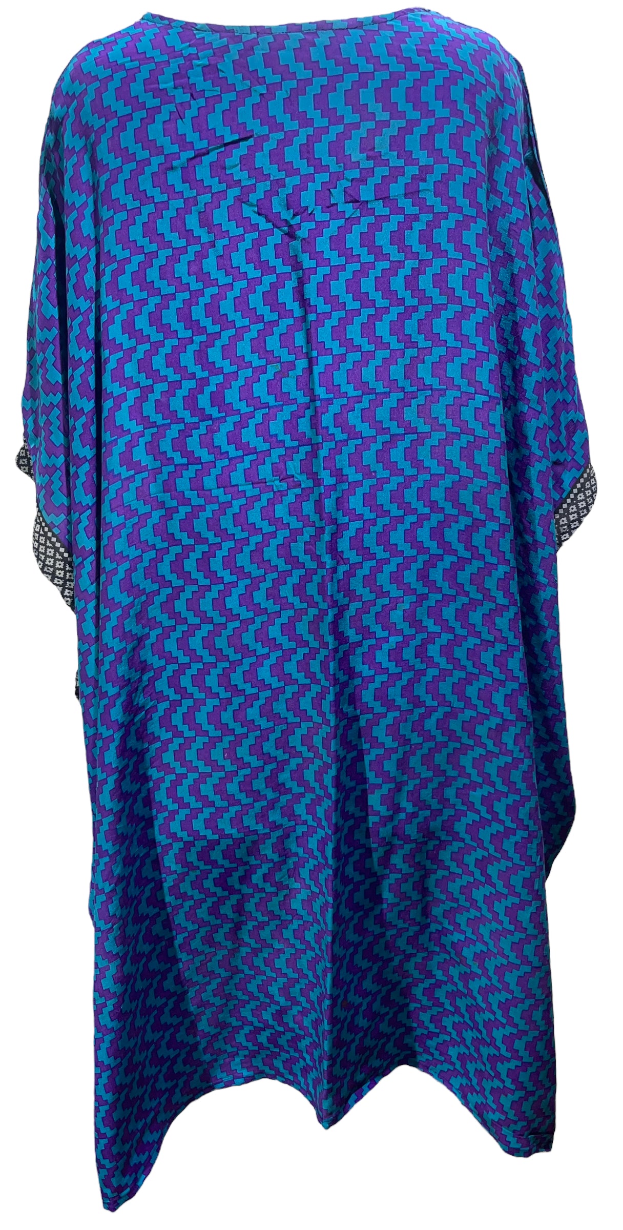 PRC5069  Wabi Sabi Pure Silk Midi Length Kaftan