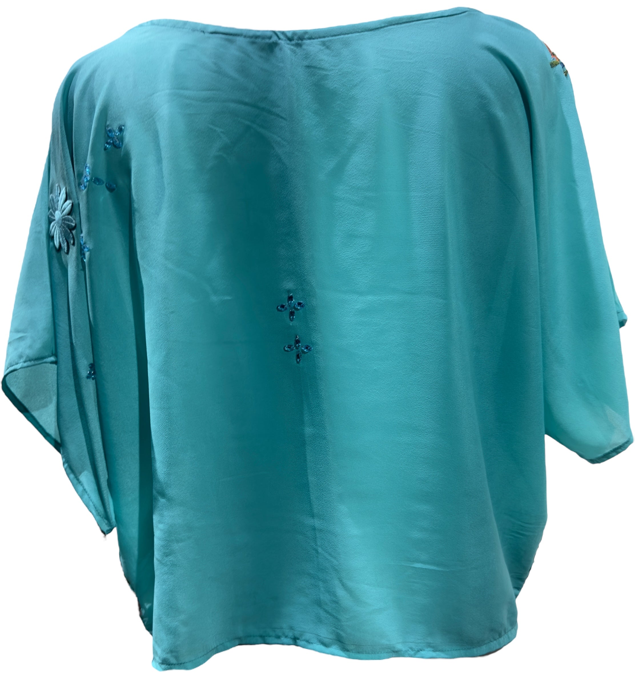 PRC5774  Wabi Sabi Pure Silk Boxy Top