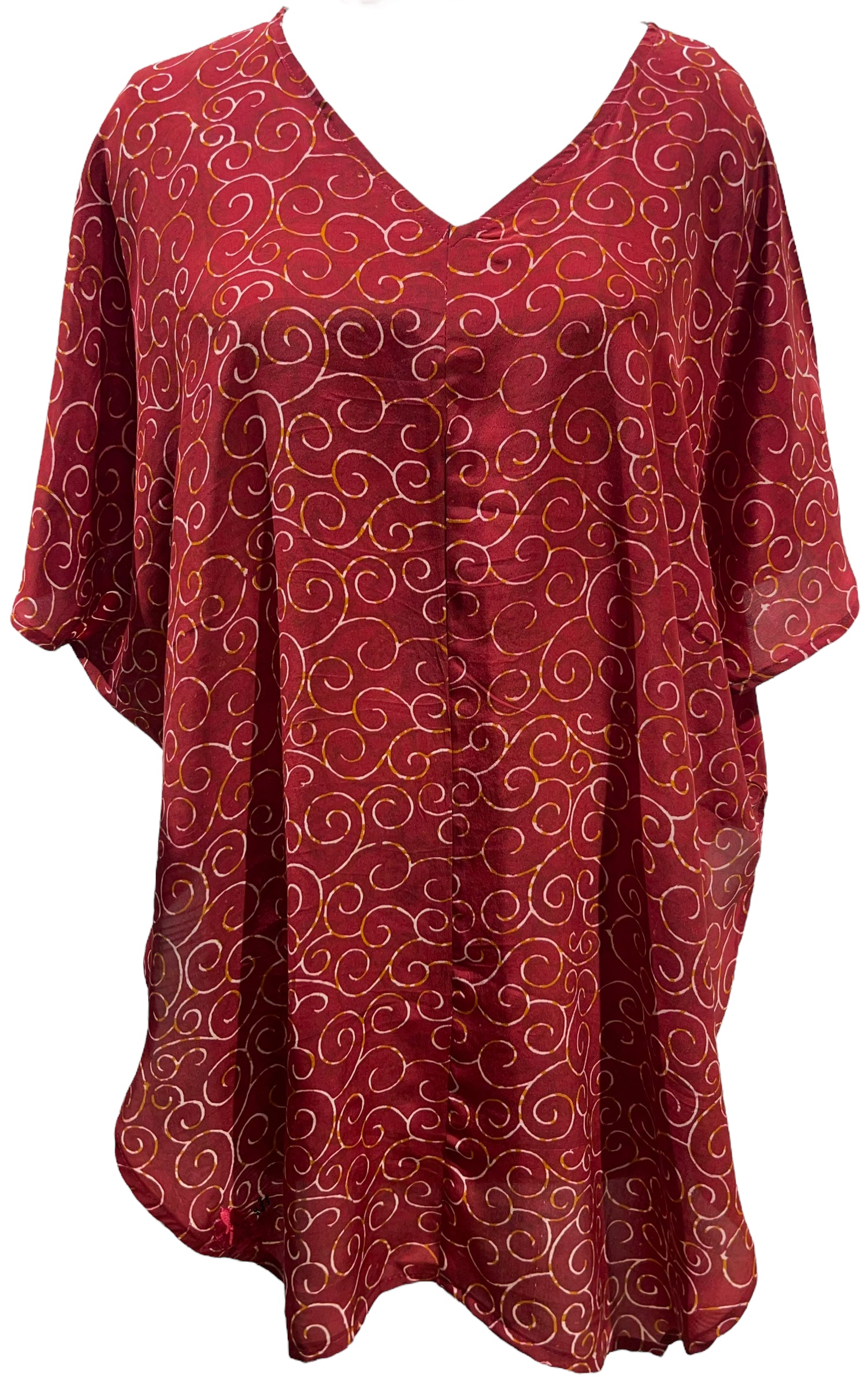 PRC5694 Avatar Pure Silk Waterfall Top