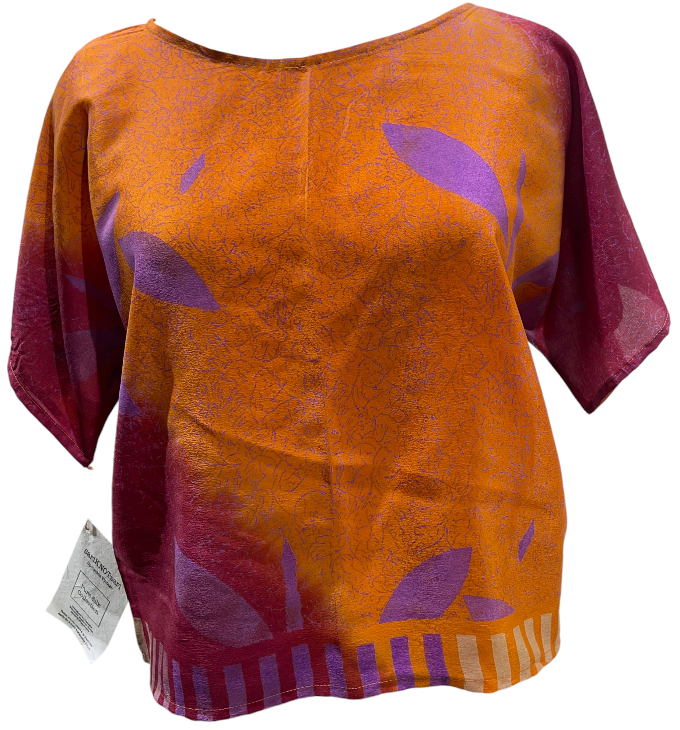 PRC5041 Avatar Pure Silk Boxy Top