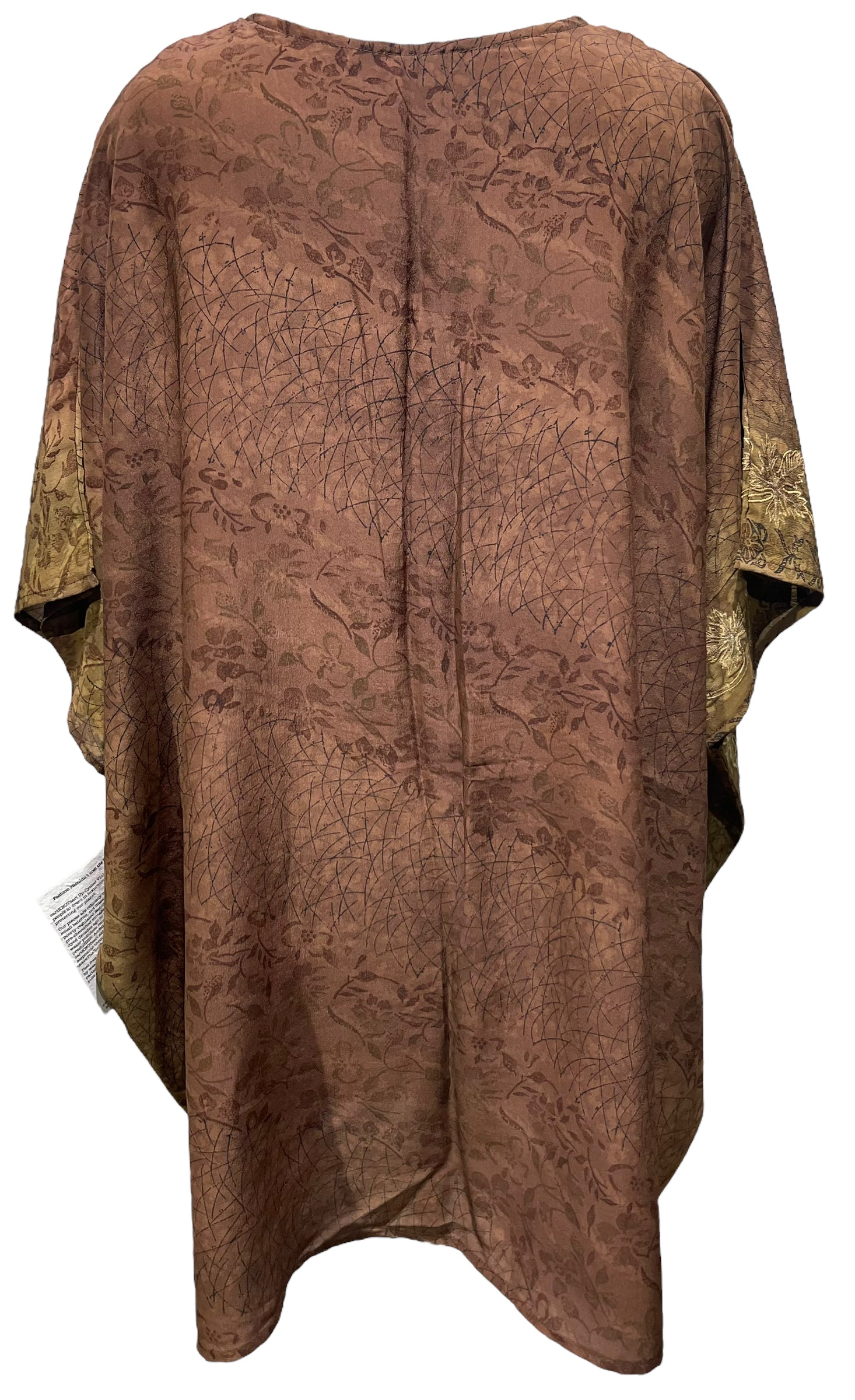 PRC4485 Avatar Pure Silk Short Kaftan Tunic