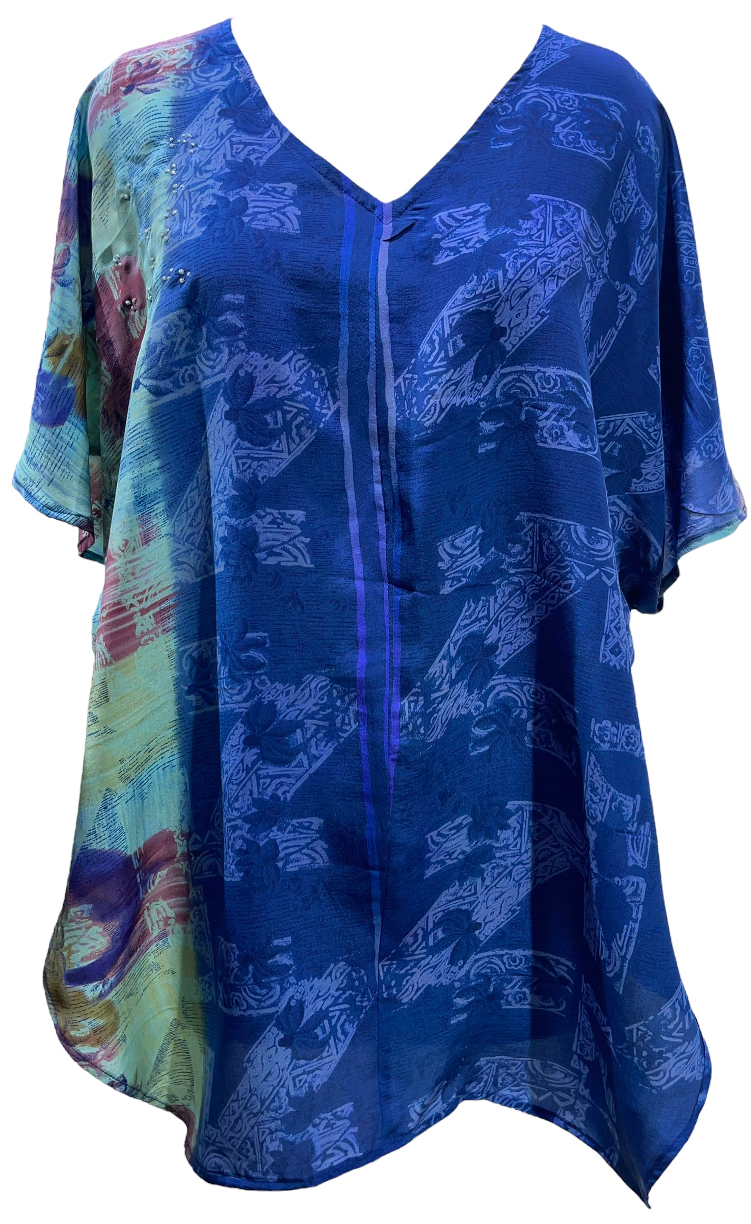 PRC5690 Avatar Pure Silk Waterfall Top