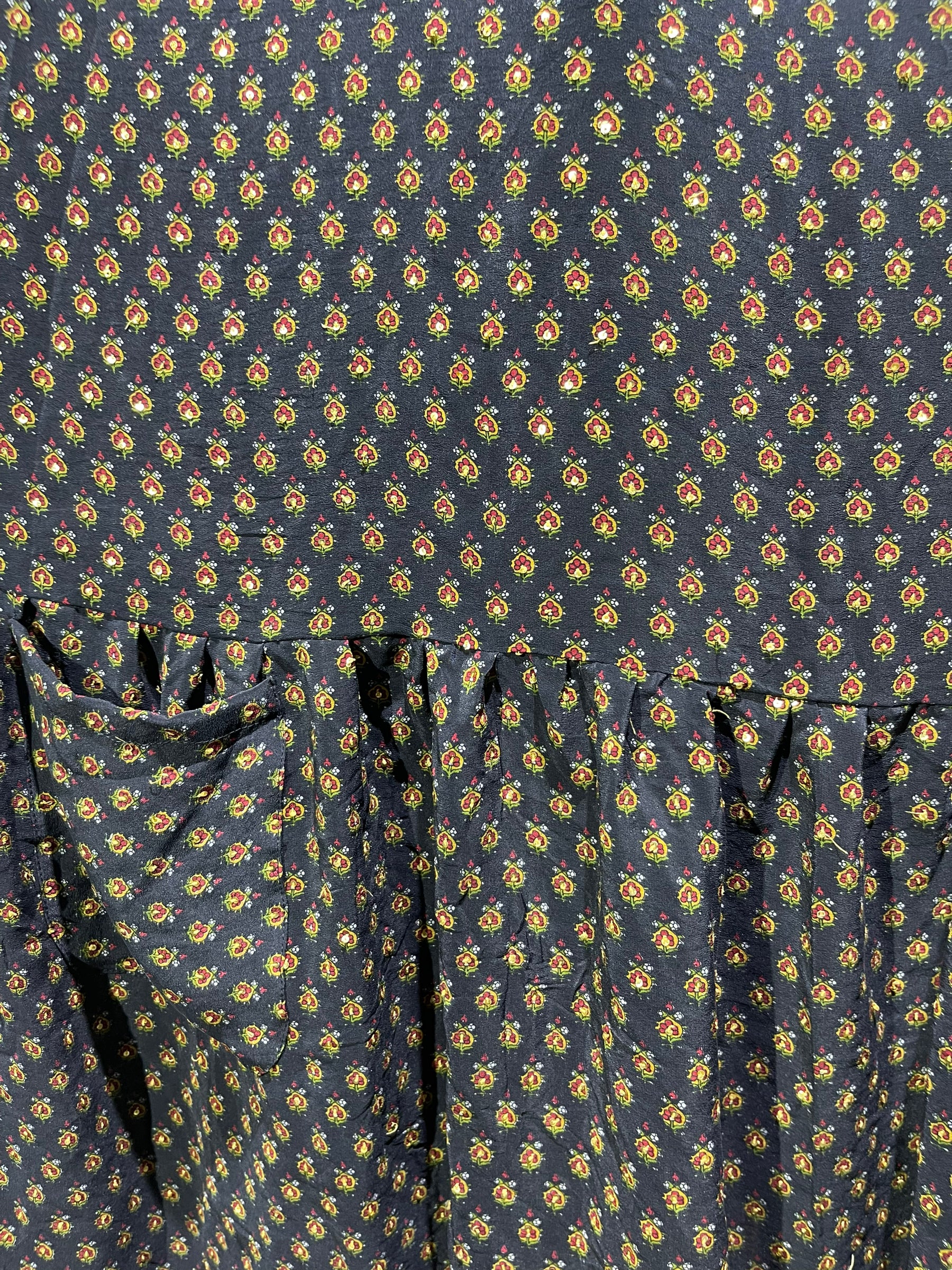 PRC4526 Nirvana Pure Silk Boxy Babydoll Dress