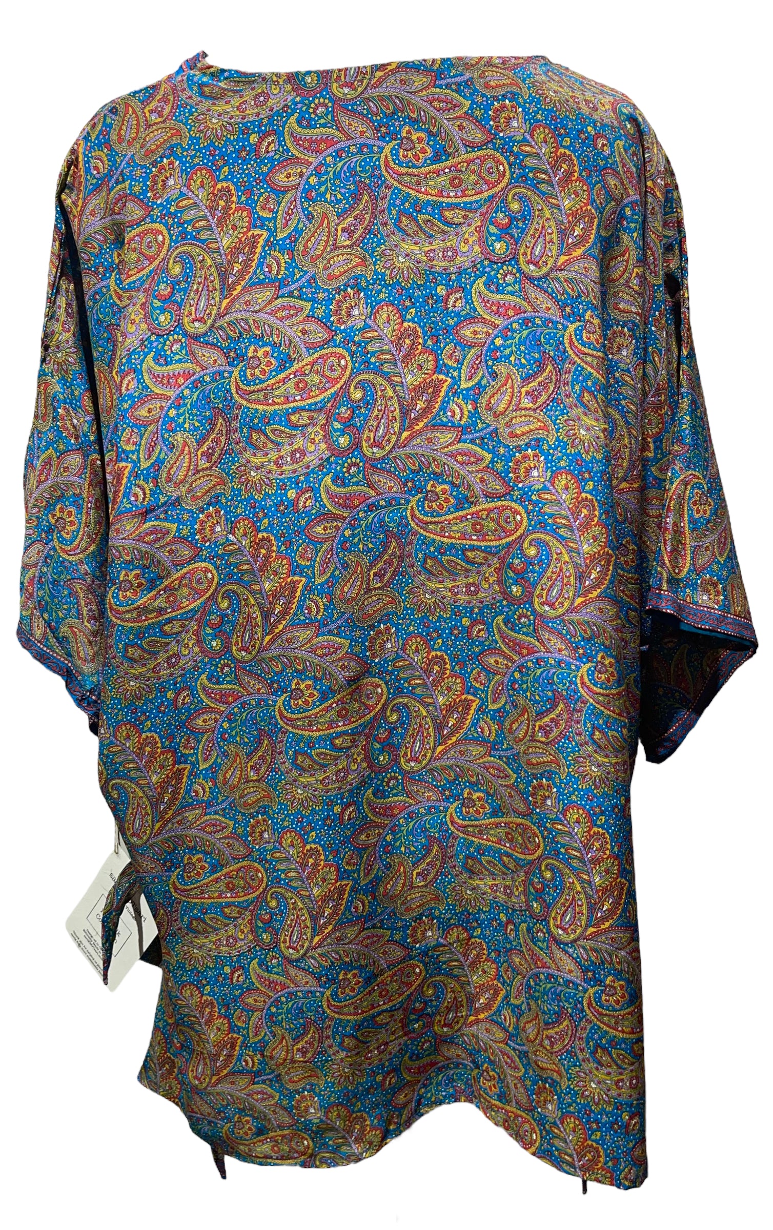 PRC3290 Avatar Pure Silk Long Tunic with Side Ties