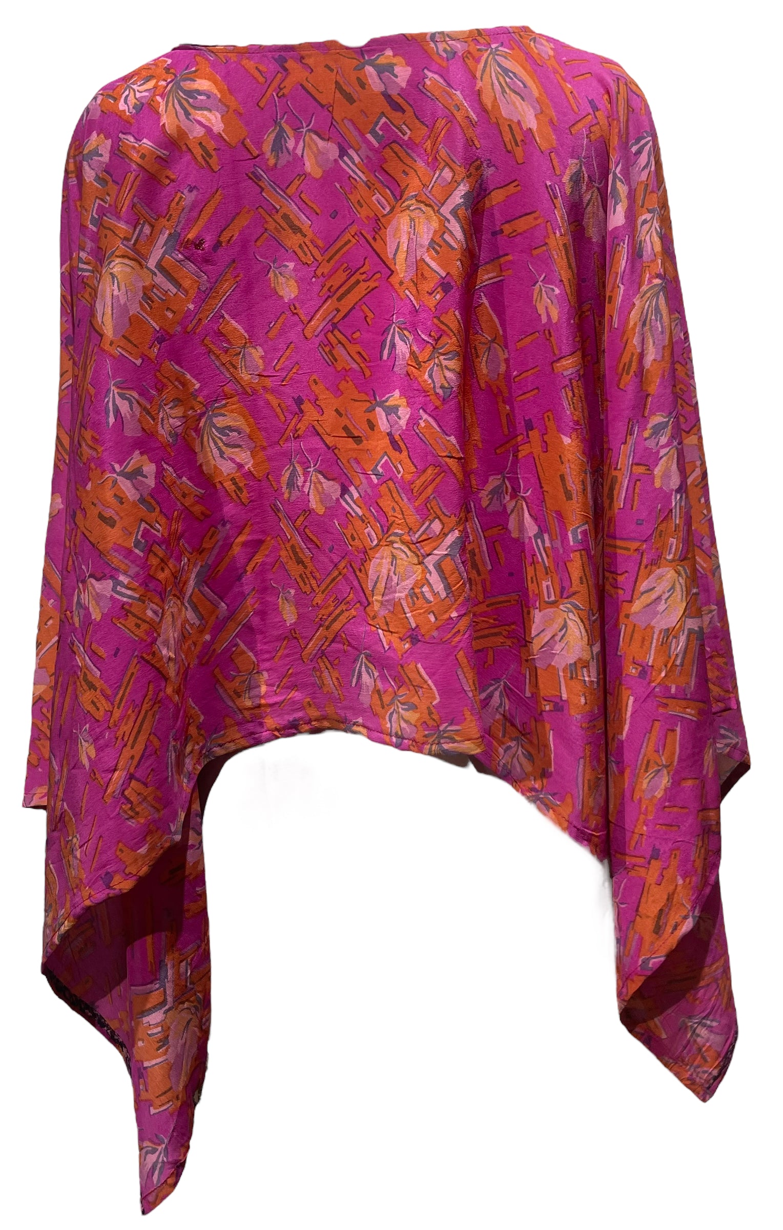 PRC4681 Avatar Pure Silk Capelet Poncho